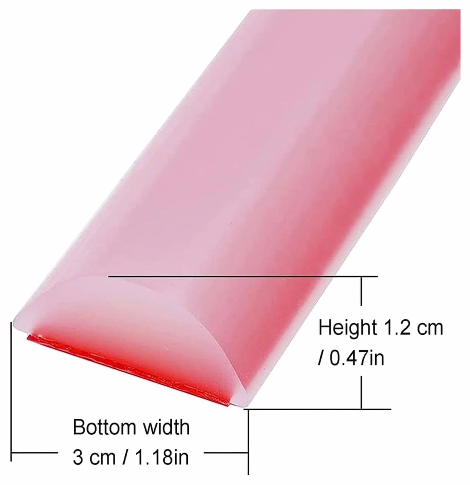 Tira de sellado de agua para umbral de ducha, silicona impermeable para una prevención eficaz de fugas en baños y zonas húmedas