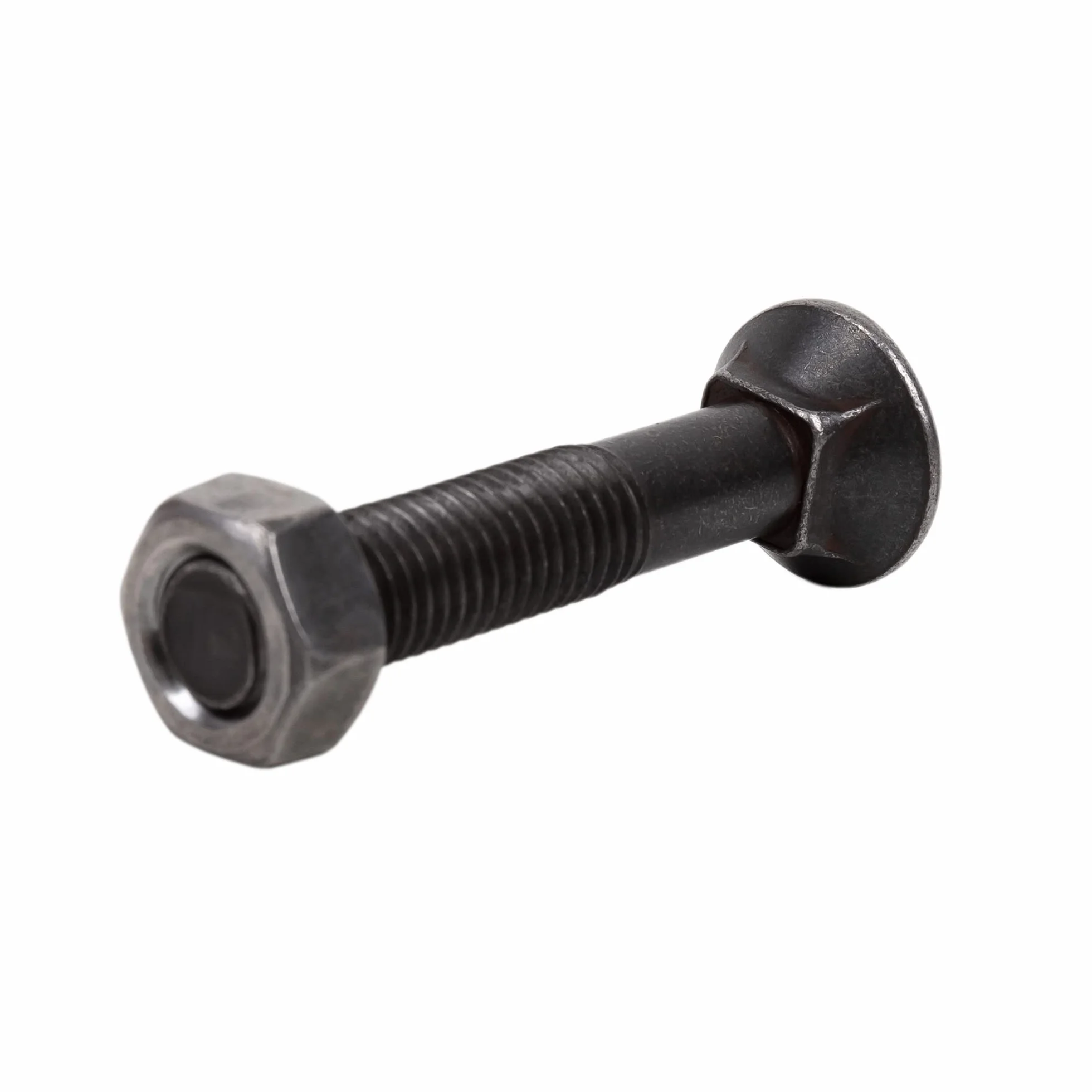Cofan Tornillo de arado DIN 608 | Cuello cuadrado | Tuerca hexagonal DIN 934 incluida | Clase 6.8 | M7/16 x 60
