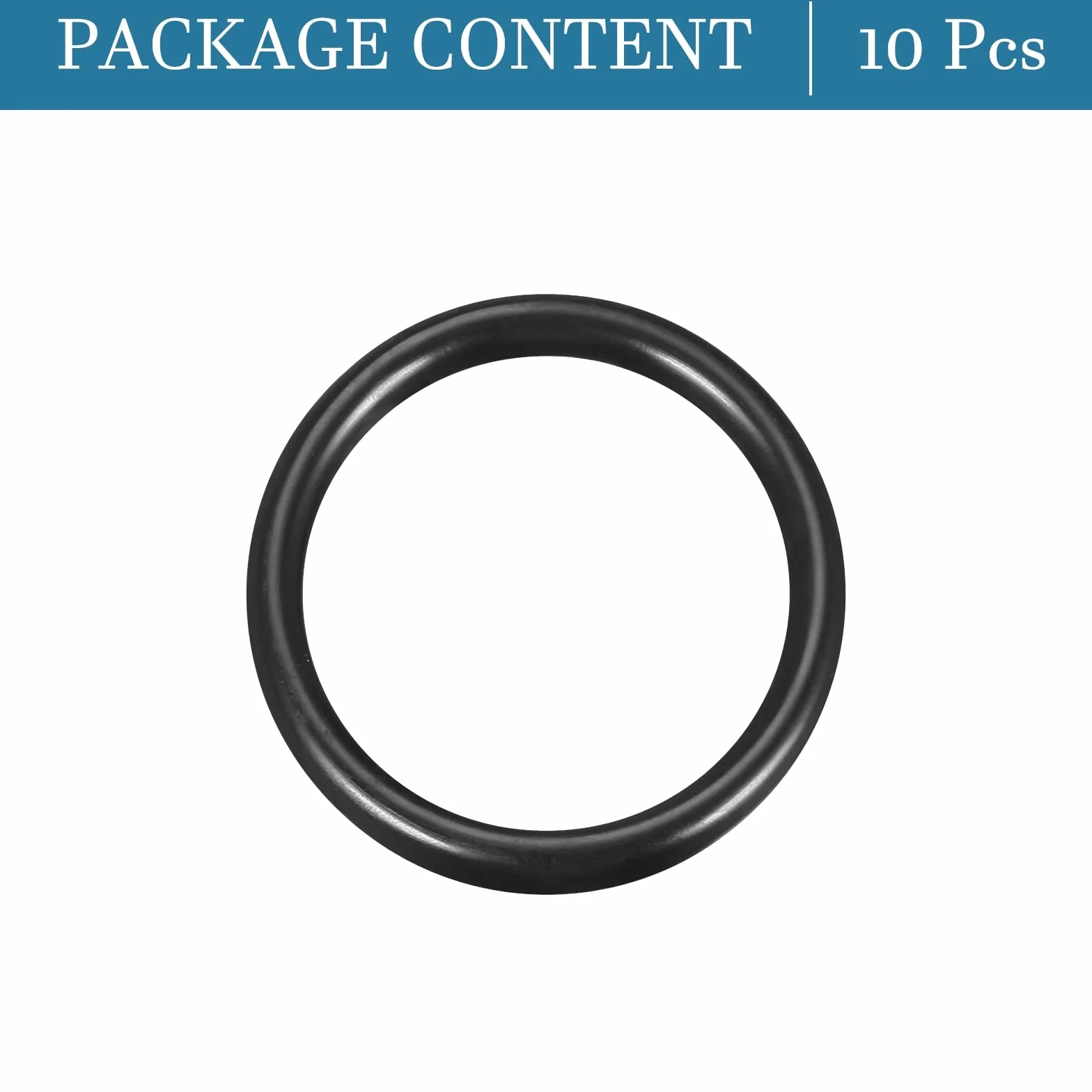 QUARKZMAN 60mm x 50mm x 5mm Nitrilo Goma Juntas Tóricas x 10uds Redondo Junta Arandela para Grifo Plomería Reparación Sellado Conexión [Negro]