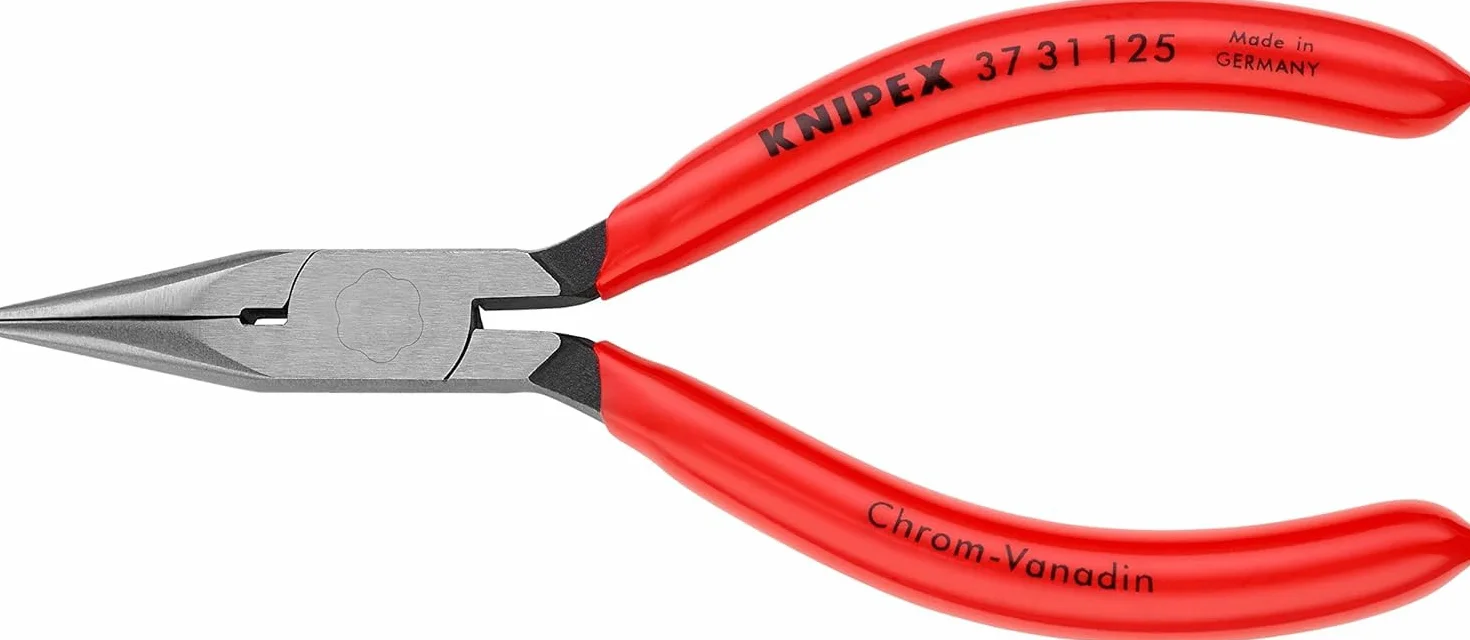 KNIPEX Alicate de presión para mecánica de precisión recubiertos de plástico 125 mm, 37 31 125