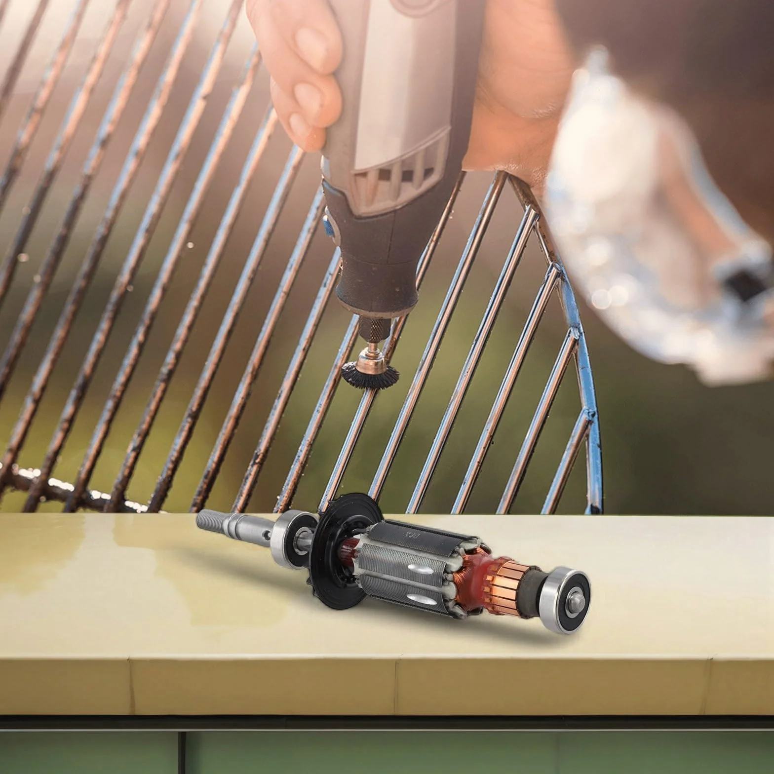 La armadura del motor 2610009848 para la herramienta rotatoria 3000 asegura la transferencia eficiente de la energía de la fuente de alimentación al eje de salida