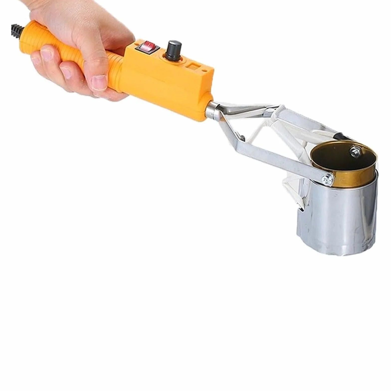 Pottador De Plomo, Crisol De Lata, 500/1500/3000 G De Capacidad para Moldes De Peso De Pesca, 150 ℃ -450 ℃ Ajustable, Calienta Rápidamente, para Derretir La Cera De Pegamento De Plomo De Estaño 3000G