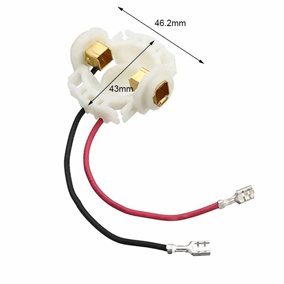DAZZLEEX Juego de cepillos DGA452 para amoladora 18 V con tapas de portaescobillas 638921-2 Bga450 Bga452 Dga452 Bgd800 Cb430