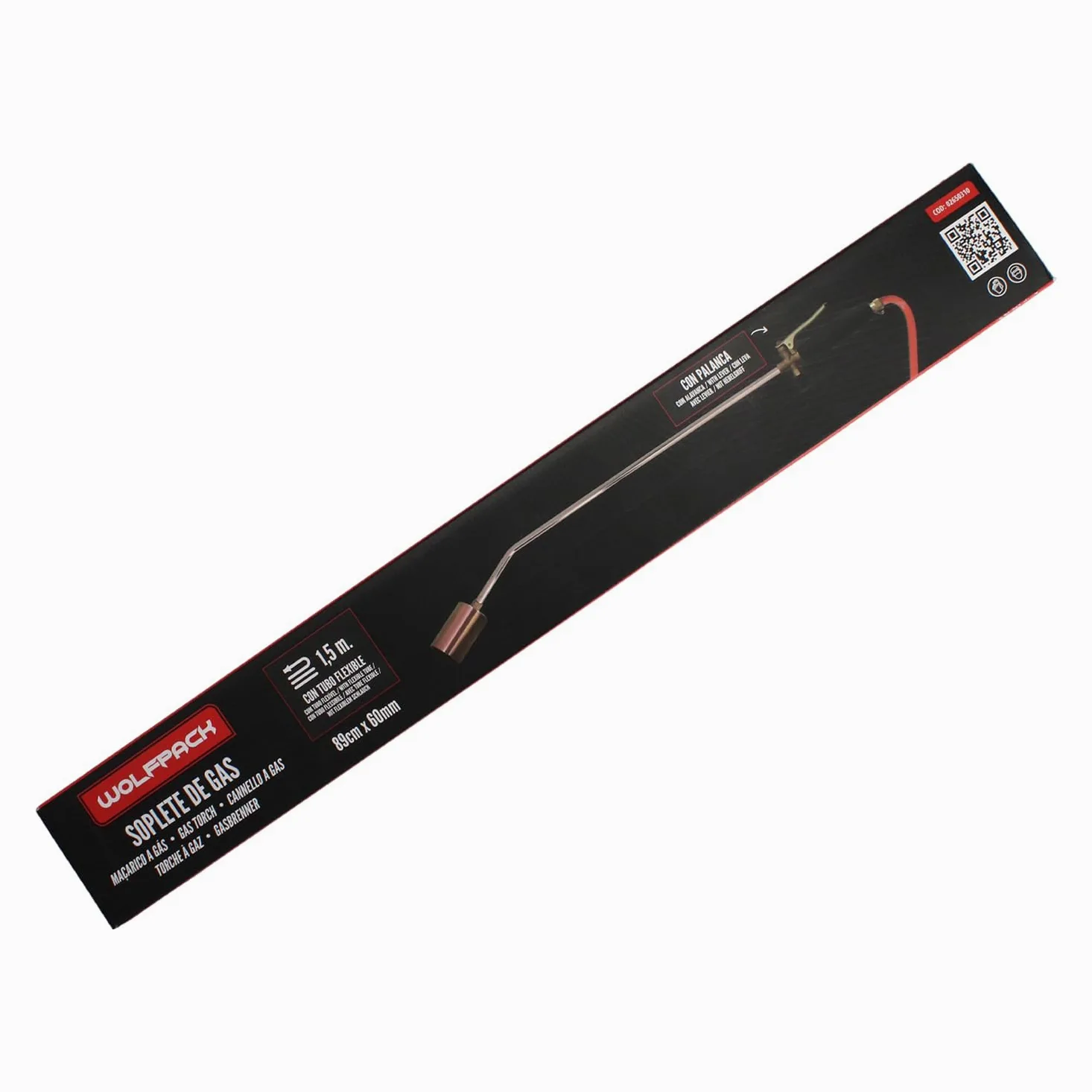WOLFPACK LINEA PROFESIONAL Soplete 70cm x 60mm Con Palanca y Tubo