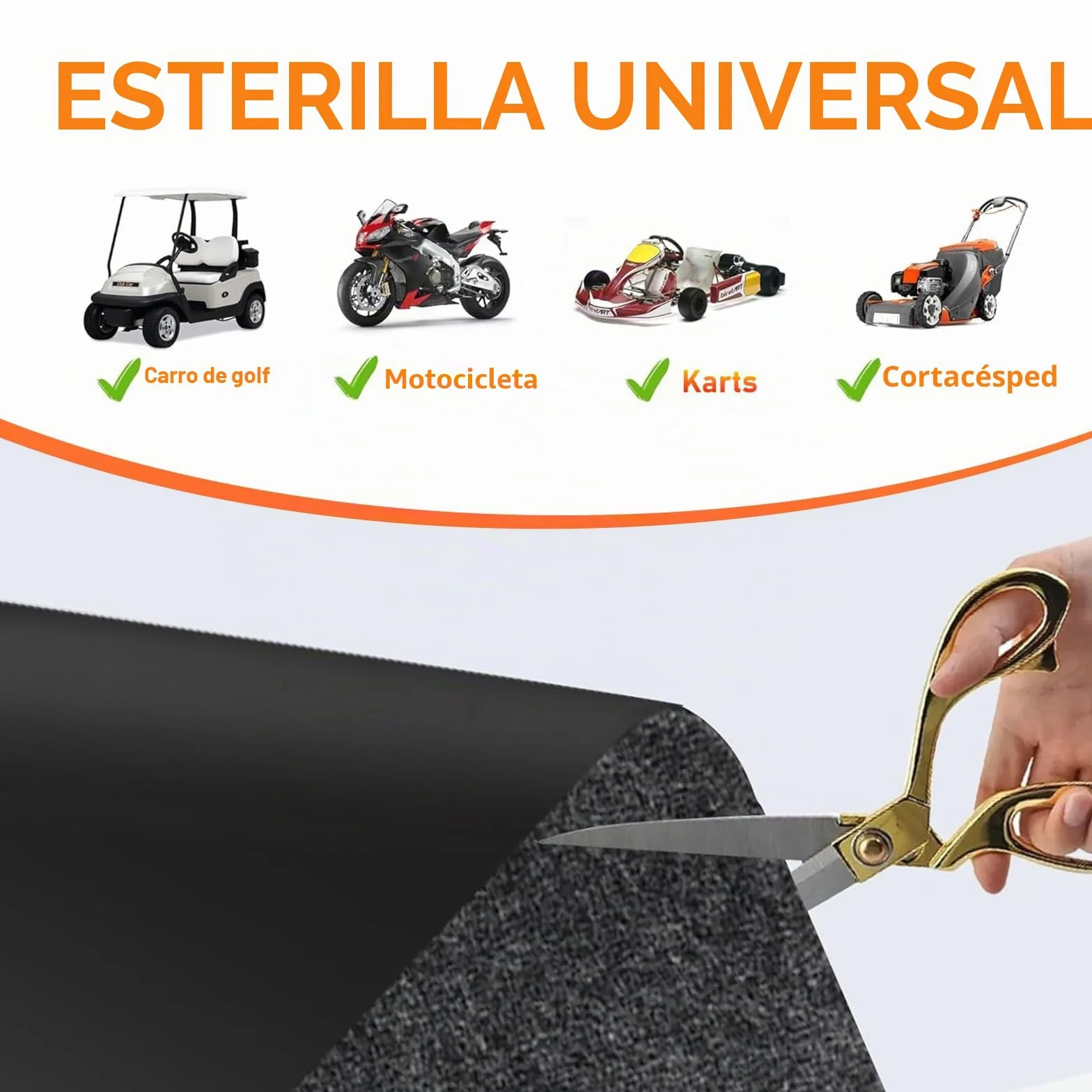 Alfombrilla para Suelo de Garaje 100x300cm Estera Garaje Coche Suelo Alfombra Moto Garaje Estera de Recogida de Aceite Multifunción para Derrames de Aceite en el Garaje