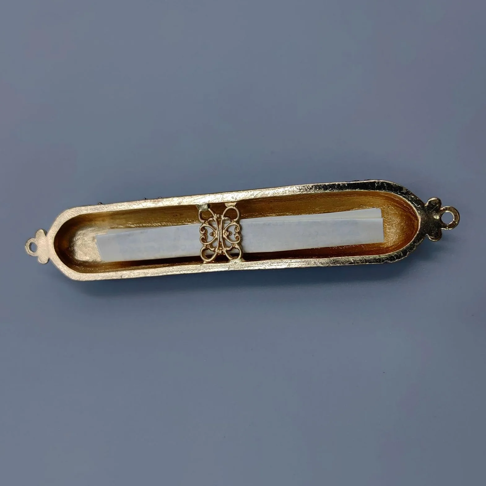rockible Funda judía Mezuzah para decoración de Puerta Delantera, bendición del hogar Hecha a Mano para Regalo de inauguración de la casa, 17x2.8x1.5 cm