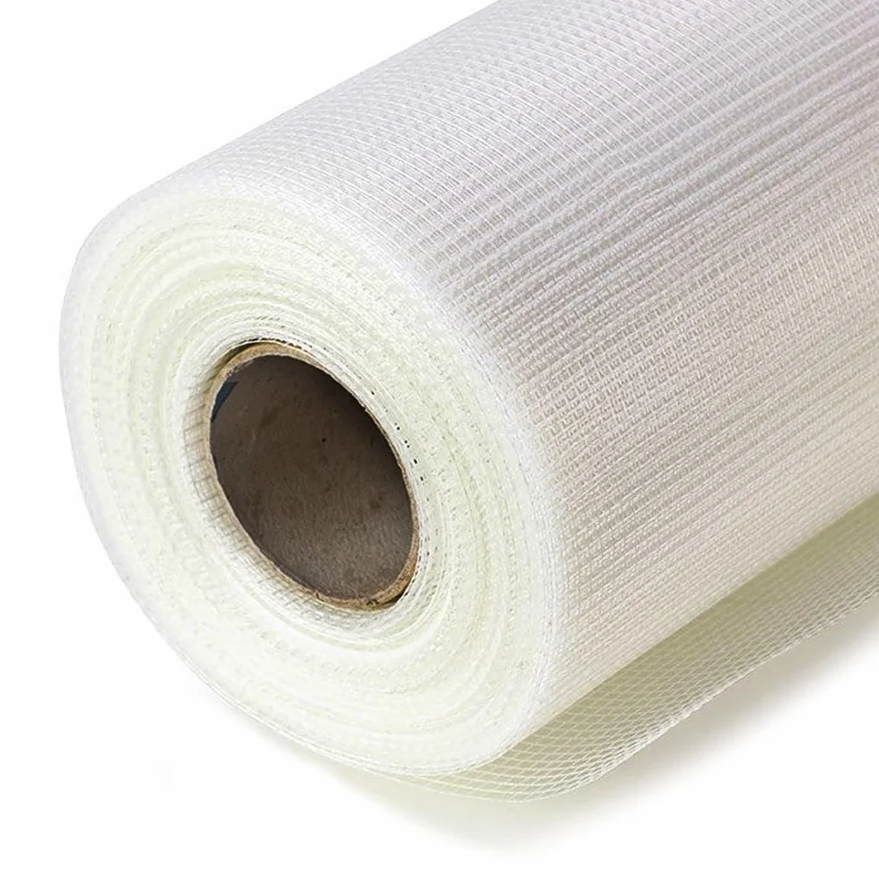 Malla cuadriculada de fibra de vidrio (Rollo 5m x 1m). Impermeabilización y reparación con morteros, caucho y pinturas impermeabilizantes