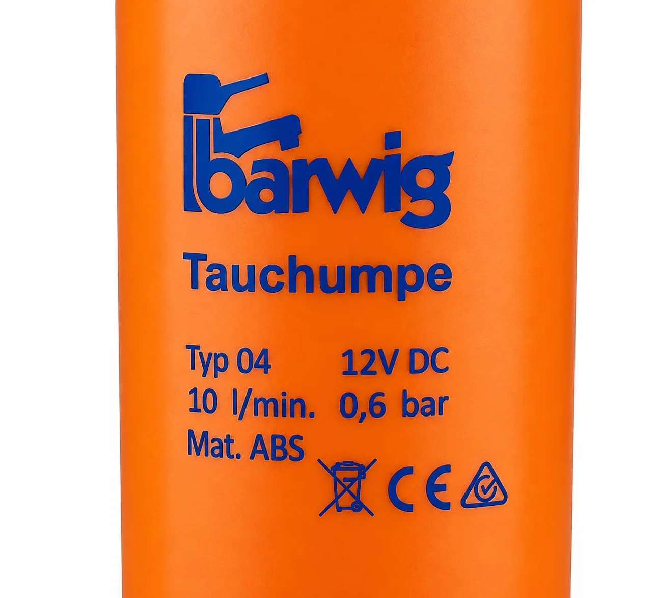 Bomba Sumergible BARWIG 12V 10L/min para Camper y Caravana | Bomba de Agua Silenciosa para Fregadero, Ducha y Depósito | Bajo Consumo | Fabricada en Alemania
