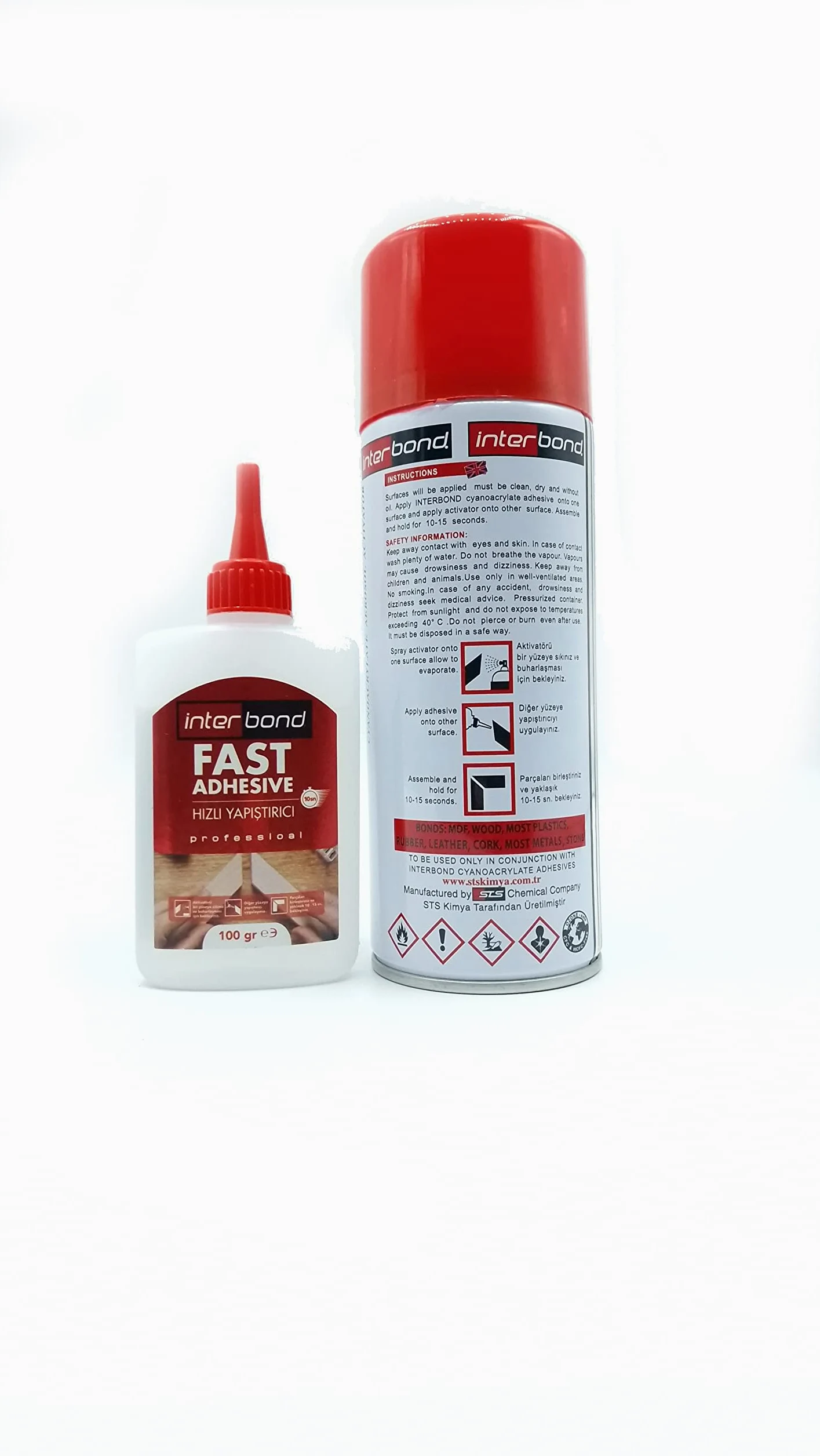 Superadhesivo extra fuerte con activador CA adhesivo (100 g, 400 ml)