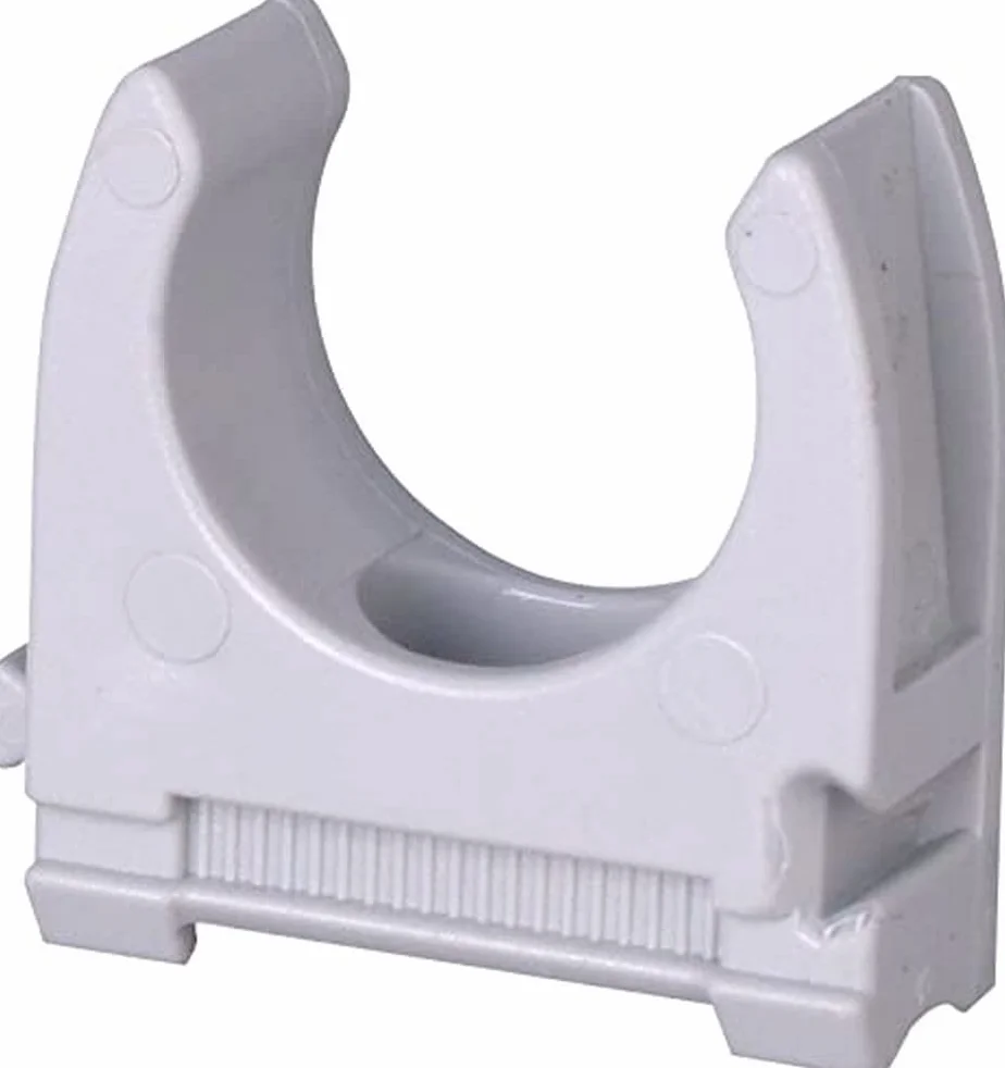 Kopp abrazaderas para tuberías aislantes M25, 10 unidades, Gris