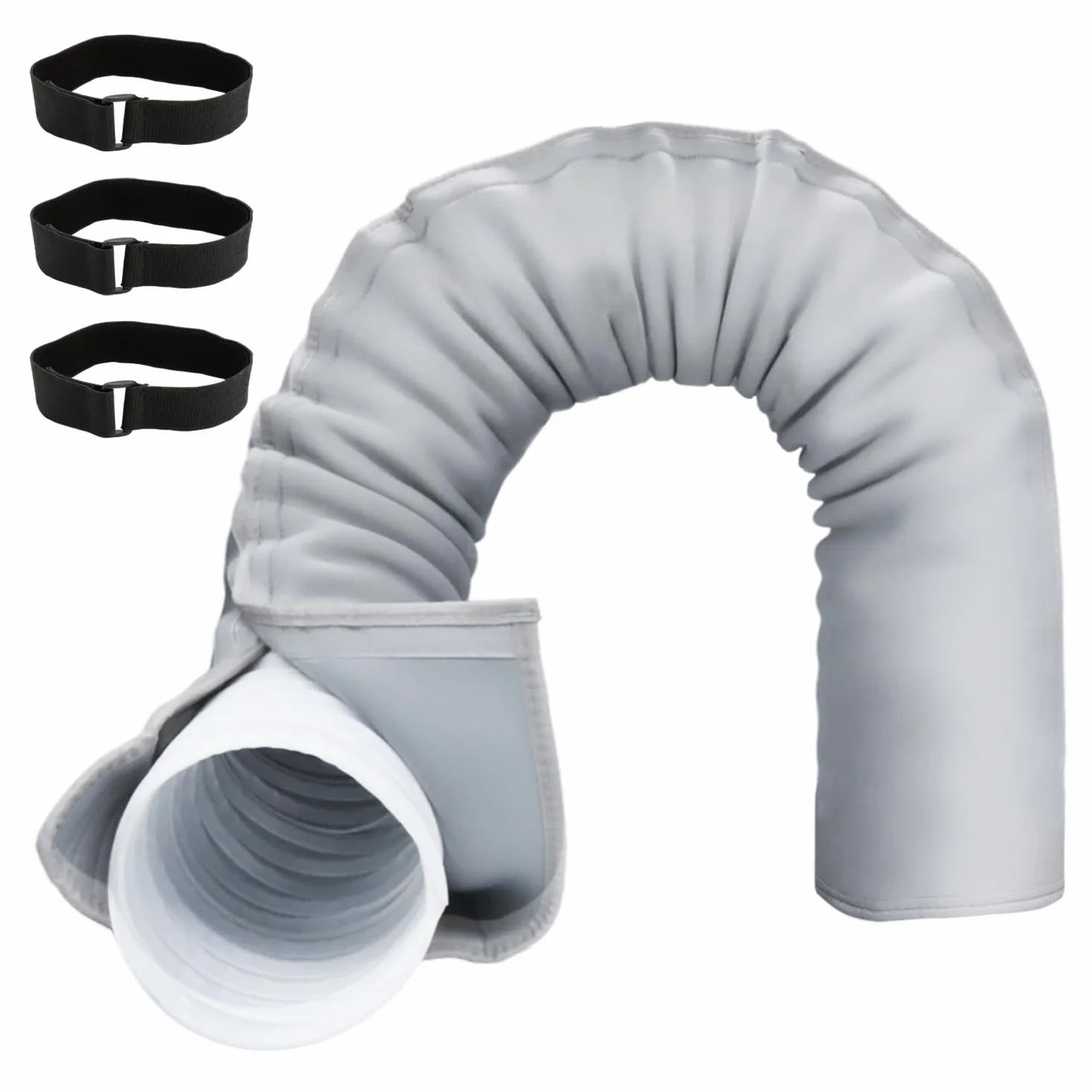 150 x 50cm Cubierta de Manguera de Aire Acondicionado, Cubierta de Manguera de Aire Acondicionado Portátil para Universal Tanto de Conducto de Escape de 5" Como 5.9" de Diámetro