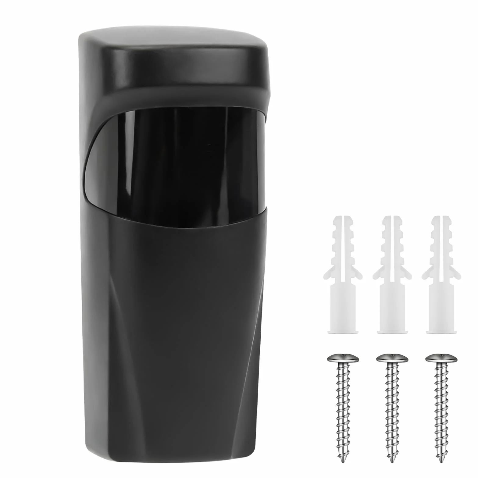 Puerta de garaje con sensor de infrarrojos, AC/DC 12-24V, barrera de luz con alarma, protección electromagnética segura para la seguridad automática de la puerta de garaje, negro