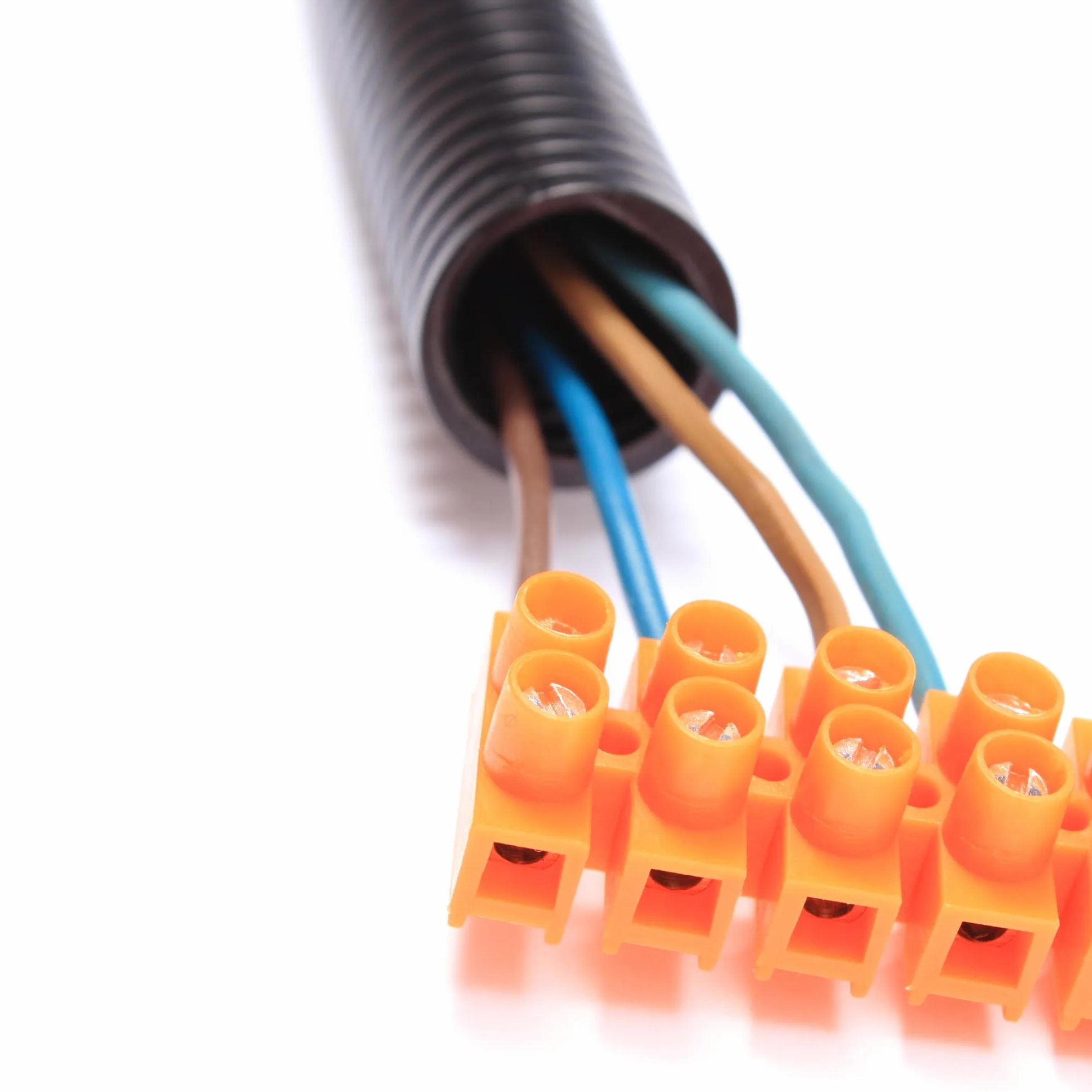 Tubo Corrugado PVC 32mm Bobina 50m Manguera Protectora Cables Negro