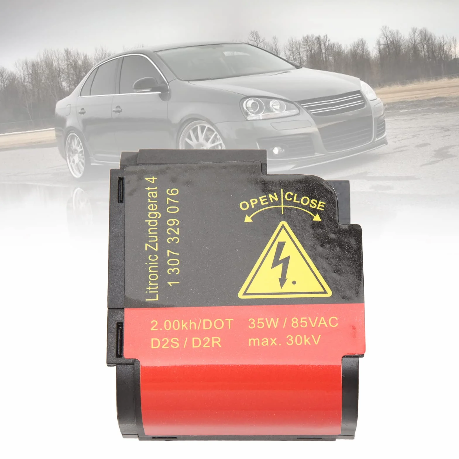 Focket Balasto de Faro de Xenón, 1307329076 Balasto de Encendido de Bombilla de Xenón Encendedor de Faros Compatible con W220 CL ​​SL W169 Mondeo MK3, 8P0941471 6224F6