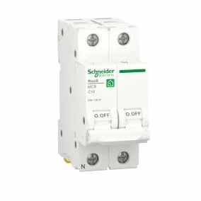 Interruptor magnetotermico para vivienda Schneider Electric R9F126161p+N 16A