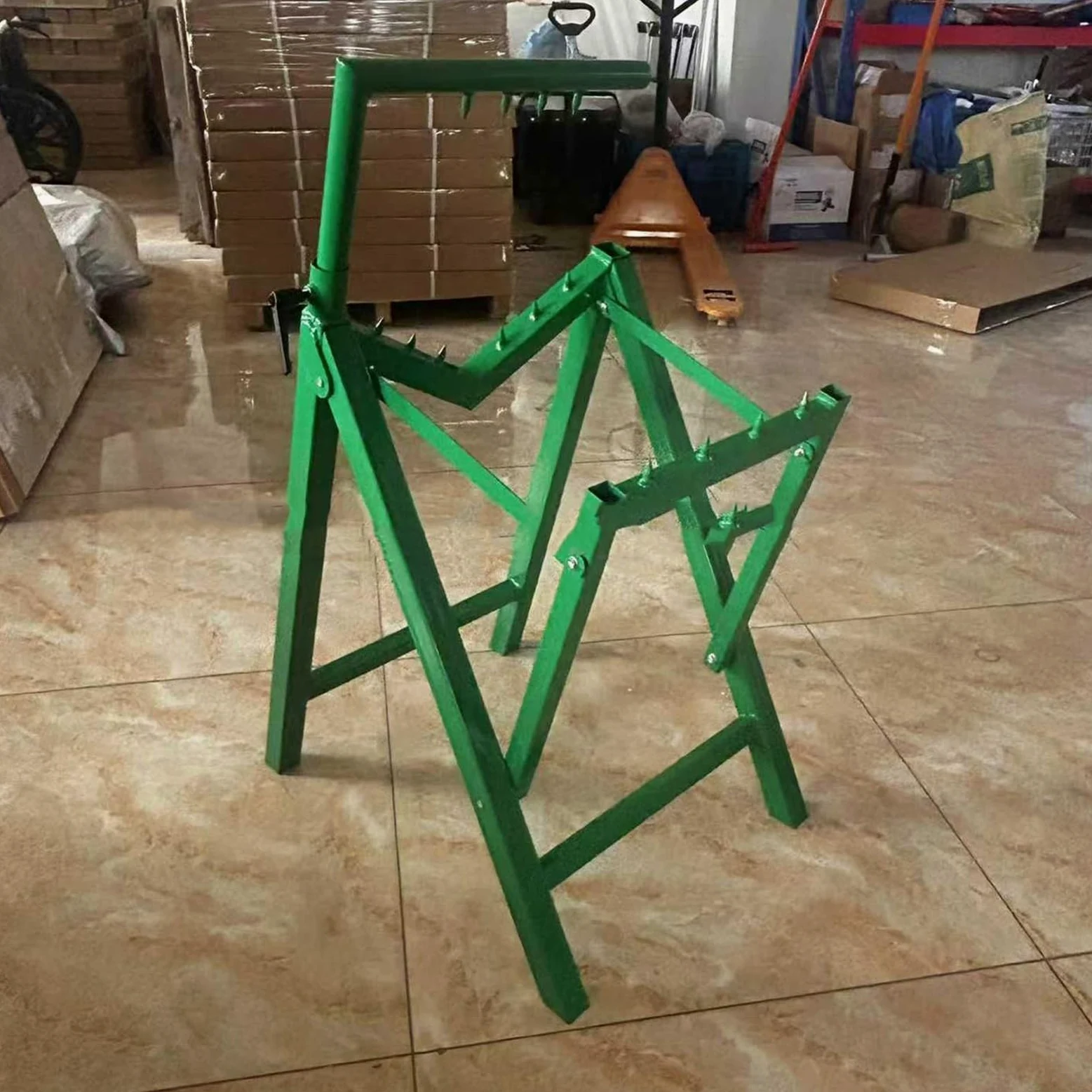 Caballete Plegable For Trabajo Pesado,Caballito De Soporte De Trabajo,Banco De Trabajo/Estación De Trabajo Portátil,con Capacidad De Carga De Dientes De Sierra 800 Kg
