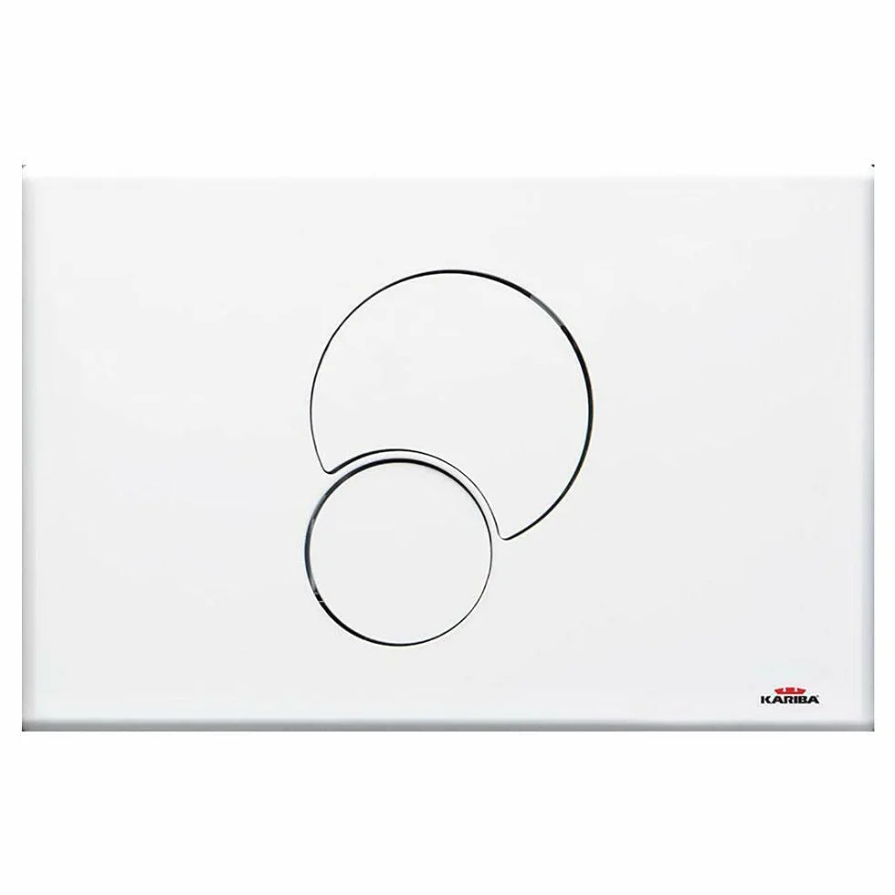 KARIBA Placa Fidia Duo blanca 317200