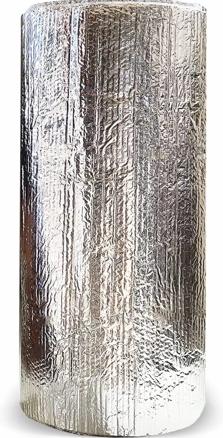 Aislante Térmico Reflexivo Aluminio Burbujas 0.5x25 m 12.5 m² Frío Calor Viviendas Caravanas Campers