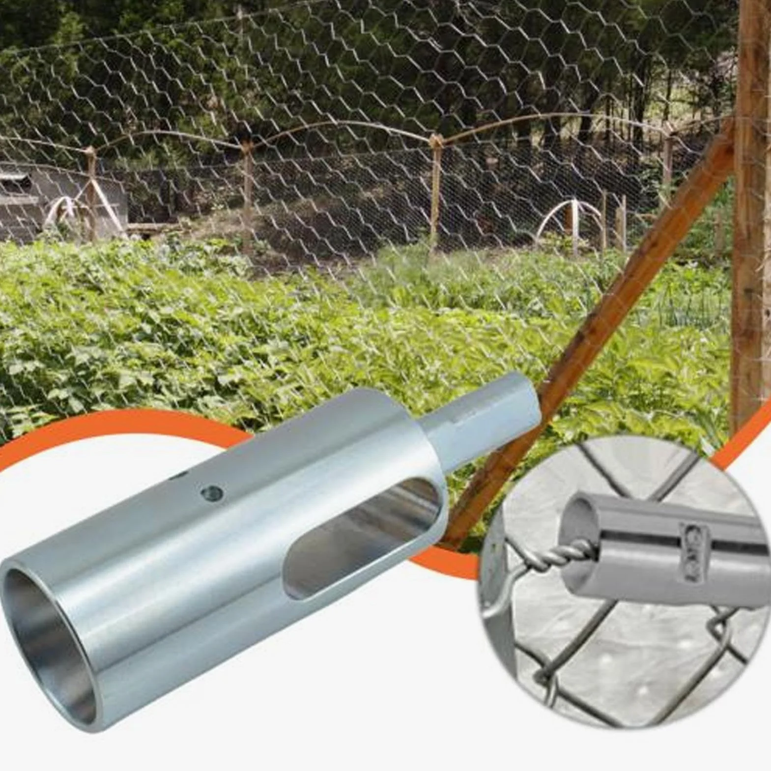 Herramienta Para Fijar Y Tensar Alambres | Componentes Para Vallas De Malla | Equipo Manual Resistente Para Tensar, Crimpar Y Apretar Con Conexión Segura En