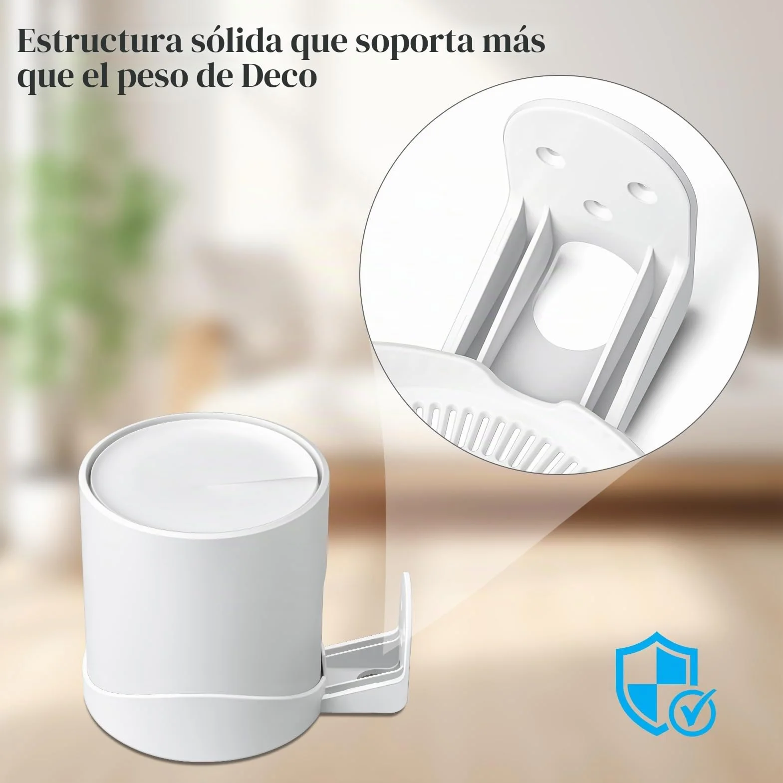 Soporte de pared para TP-Link Deco AX1500/AX3000/X10/X20/X50/X60/X1500/X4300 Pro/X5000/X5400 Pro/W3600/W4500/W6000 (paquete de 1)