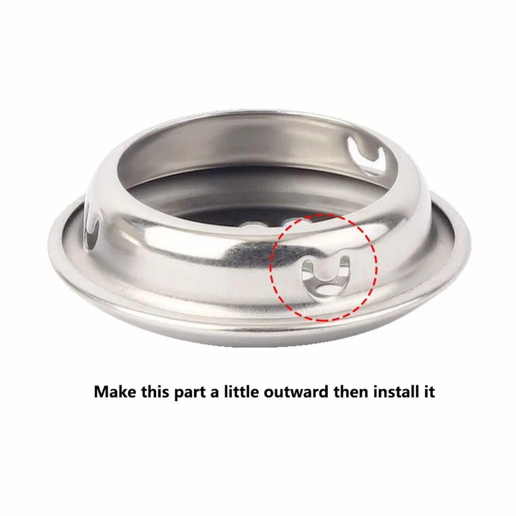 Cubiertas de ventilación circulares de 53 mm de acero inoxidable con orificio de malla para armario, baño, oficina, cocina, ventilación de 20 piezas