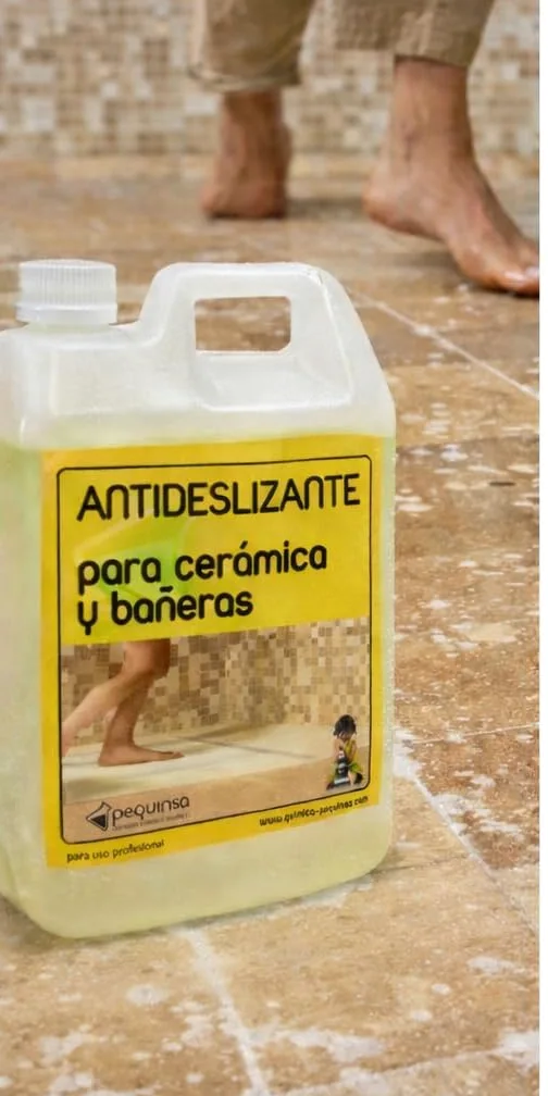 Líquido Antideslizante para Suelos Cerámicos y Gres, Envase 1 Litro