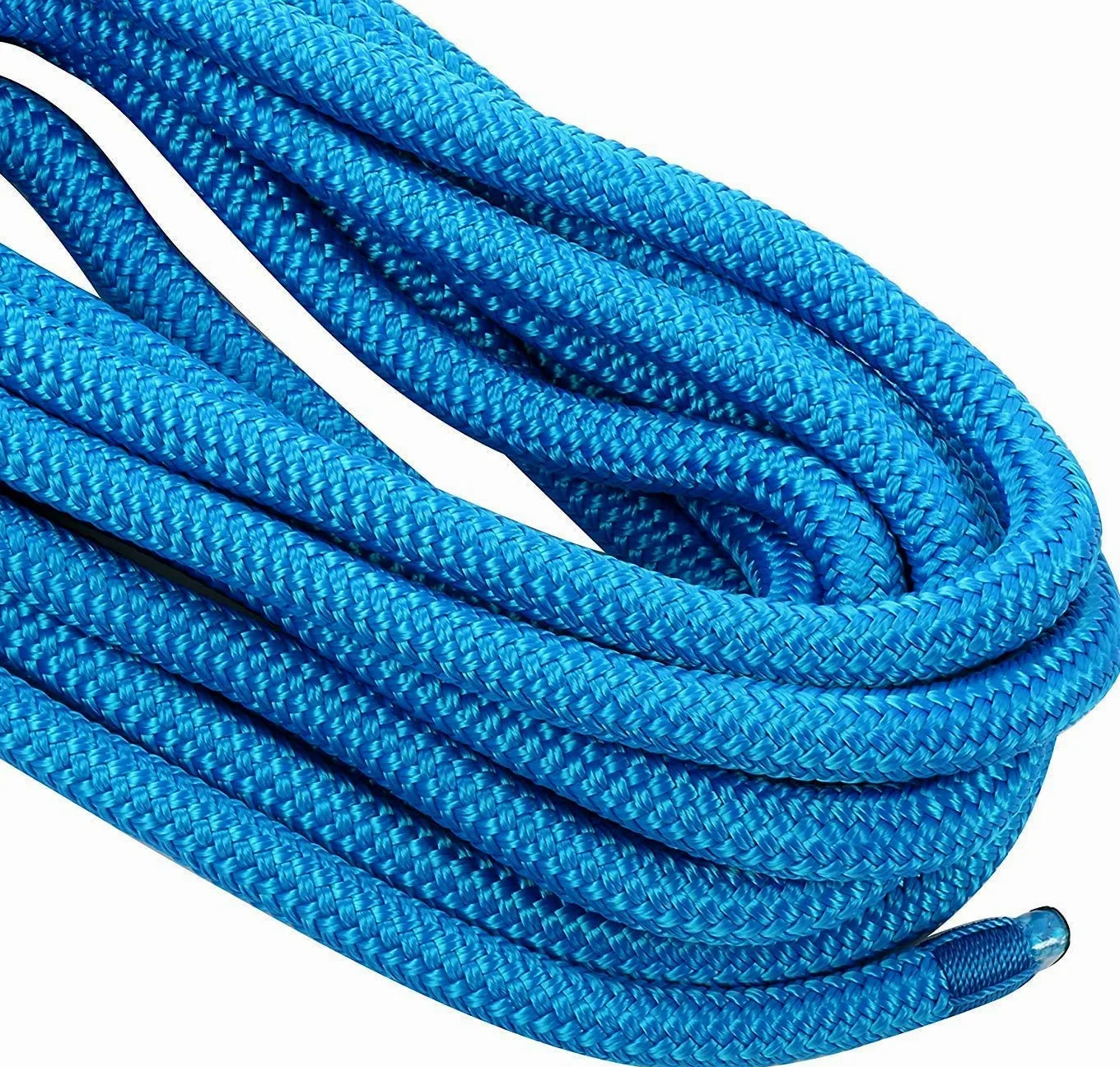 FreeTec 2 piezas de cuerda para barco de nailon con ojo, 12 mm de diámetro, 6 m de largo, color azul