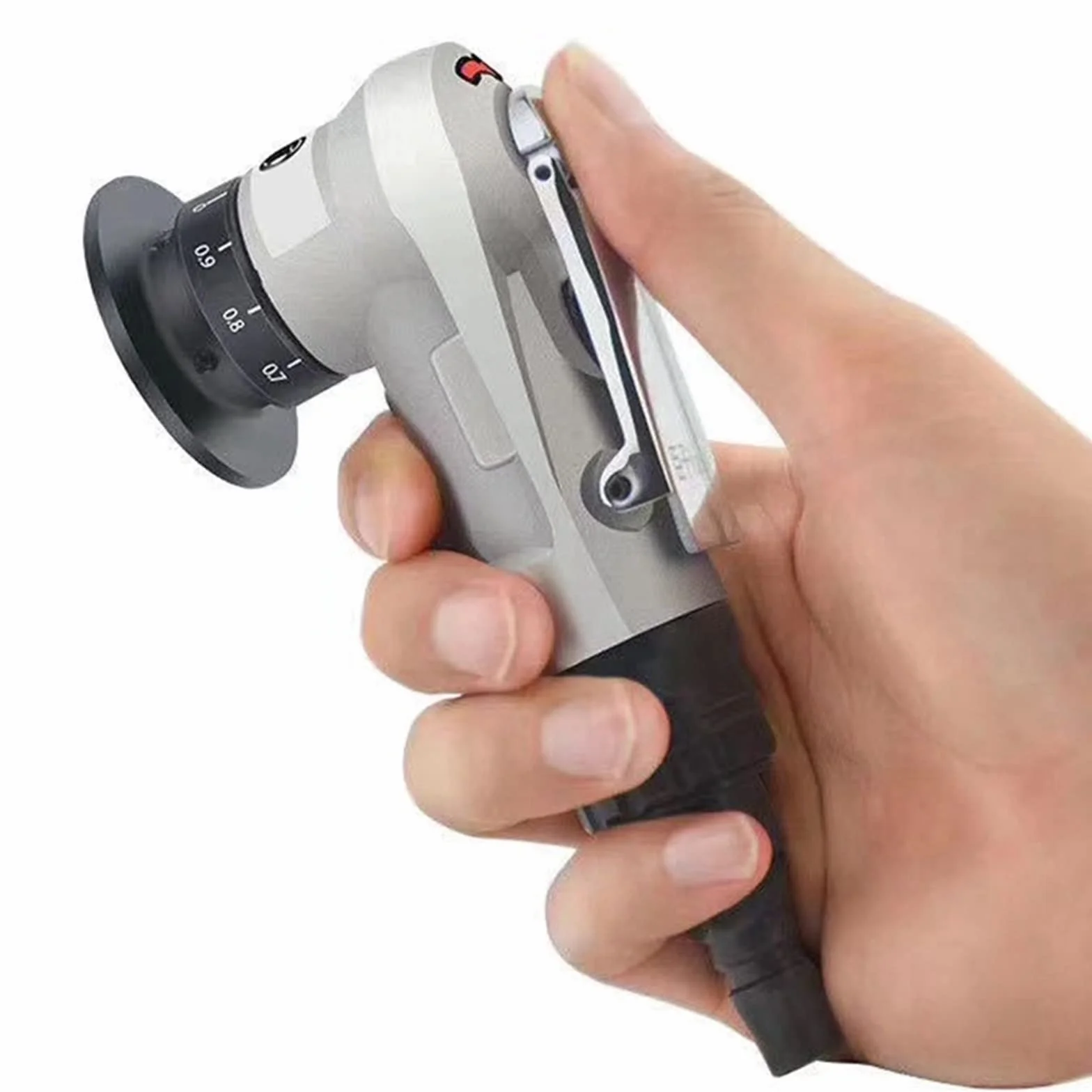 Cepilladora de cantos 1 Juego de máquina de biselado neumático, máquina de corte de biselado manual de arco de 45 grados for recorte y desbarbado de Metal Corta con precisión y se ajusta fácilmente