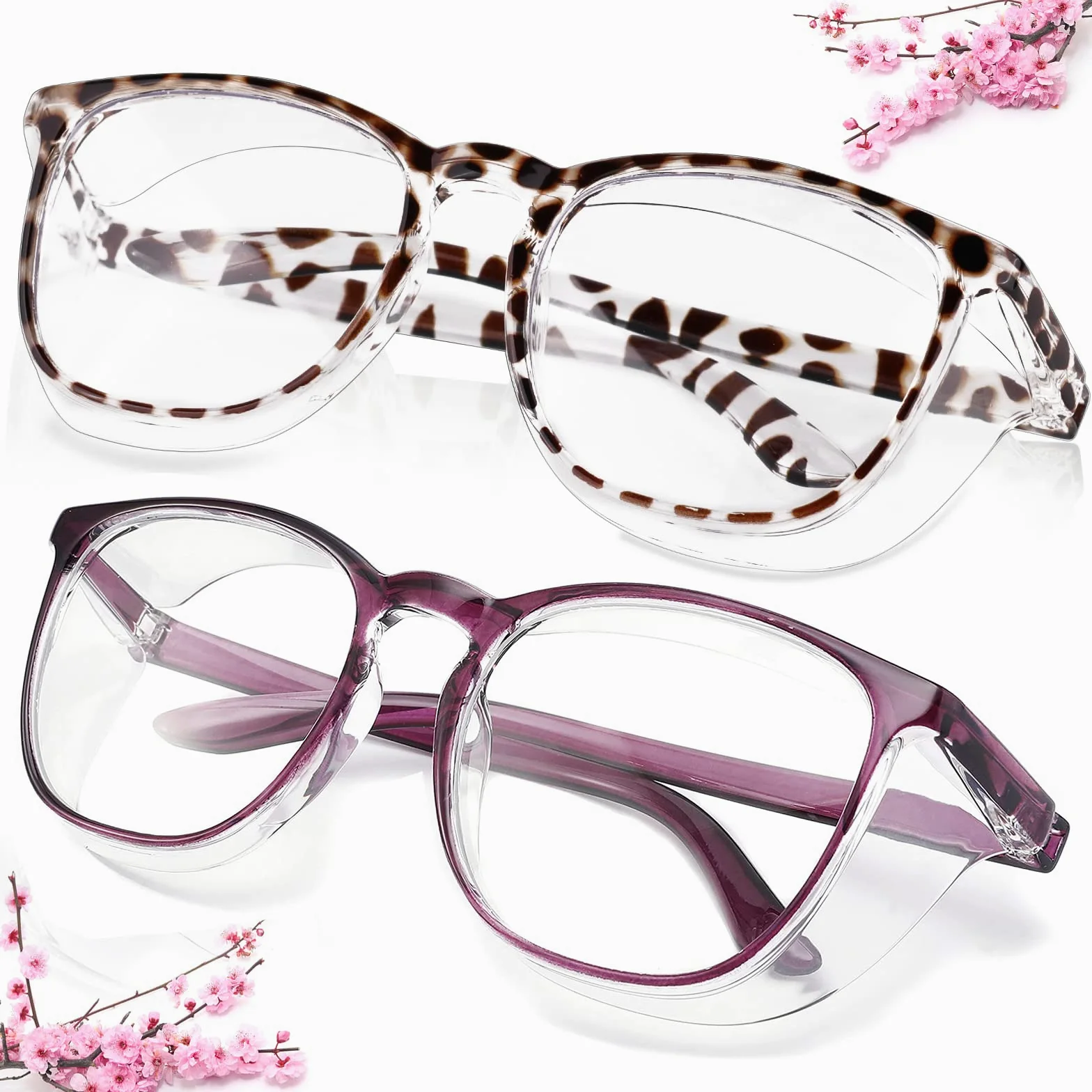 SQIMZAR Gafas de seguridad Gafas para mujeres enfermeras gafas protectoras, gafas de seguridad anti niebla