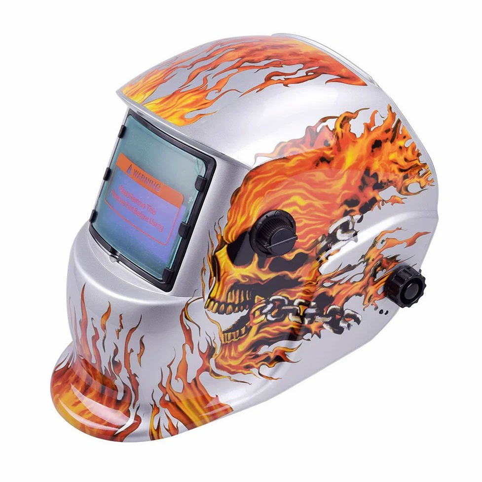 Máscara de soldadura, casco de soldadura, máscara de soldador, casco de soldadura máscara de soldadura eléctrica casco oscurecimiento automático lente de soldadura ajustable soldadura electricista equ