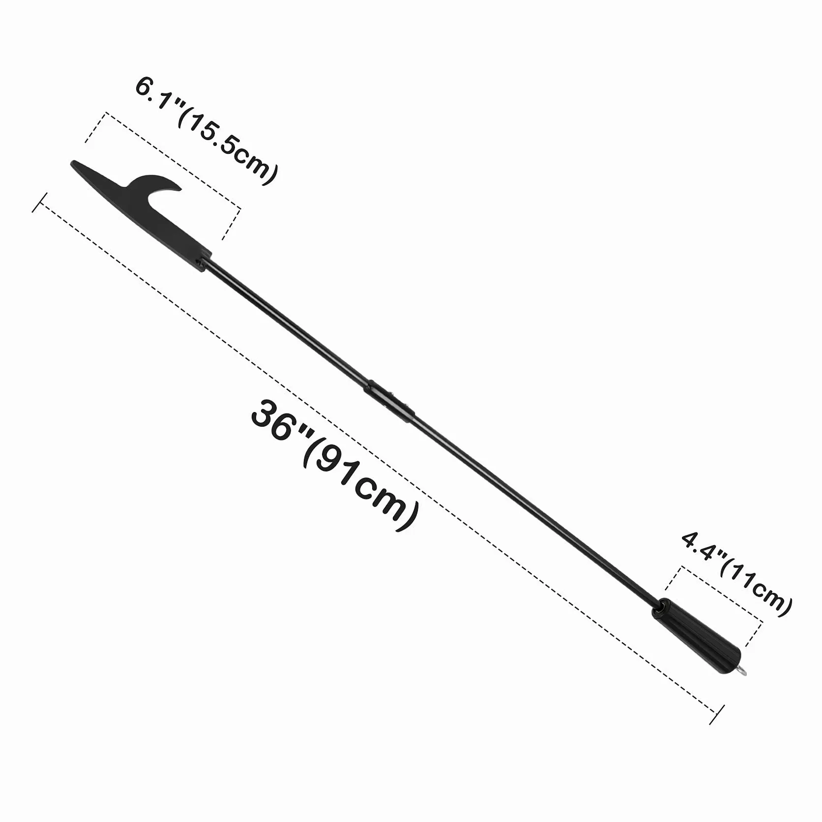 onlyfire Solo Fuego 91.5cm Steel Fireplace Poker