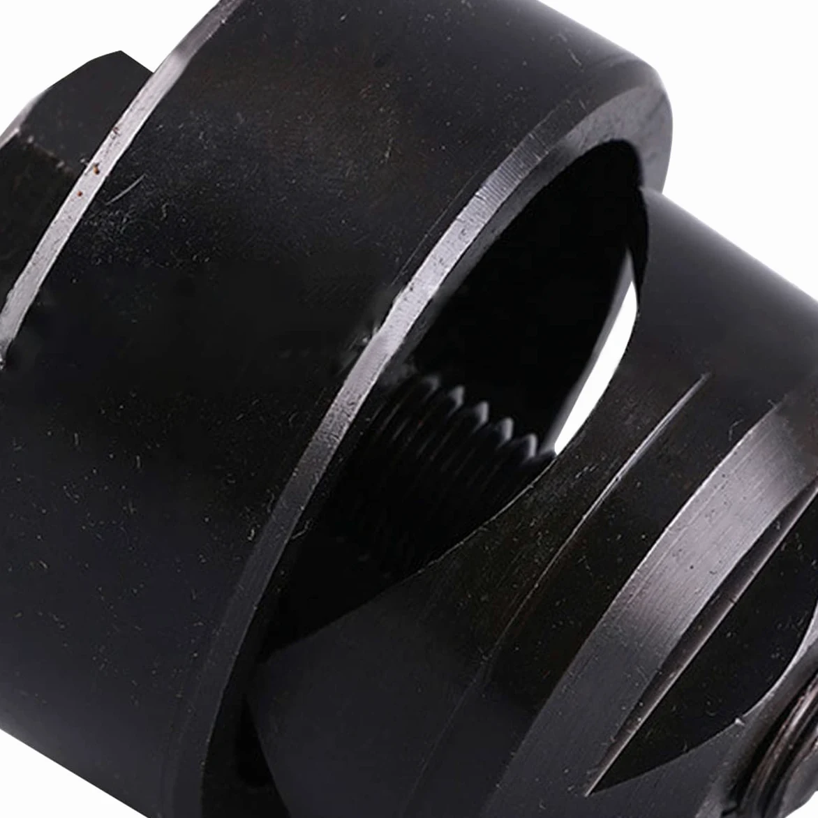 SagaSave Perforadora de agujero de perforación de chapa de 32,5 mm, cortador de agujero hexagonal de metal para fregadero, placa de acero, acero inoxidable, metal