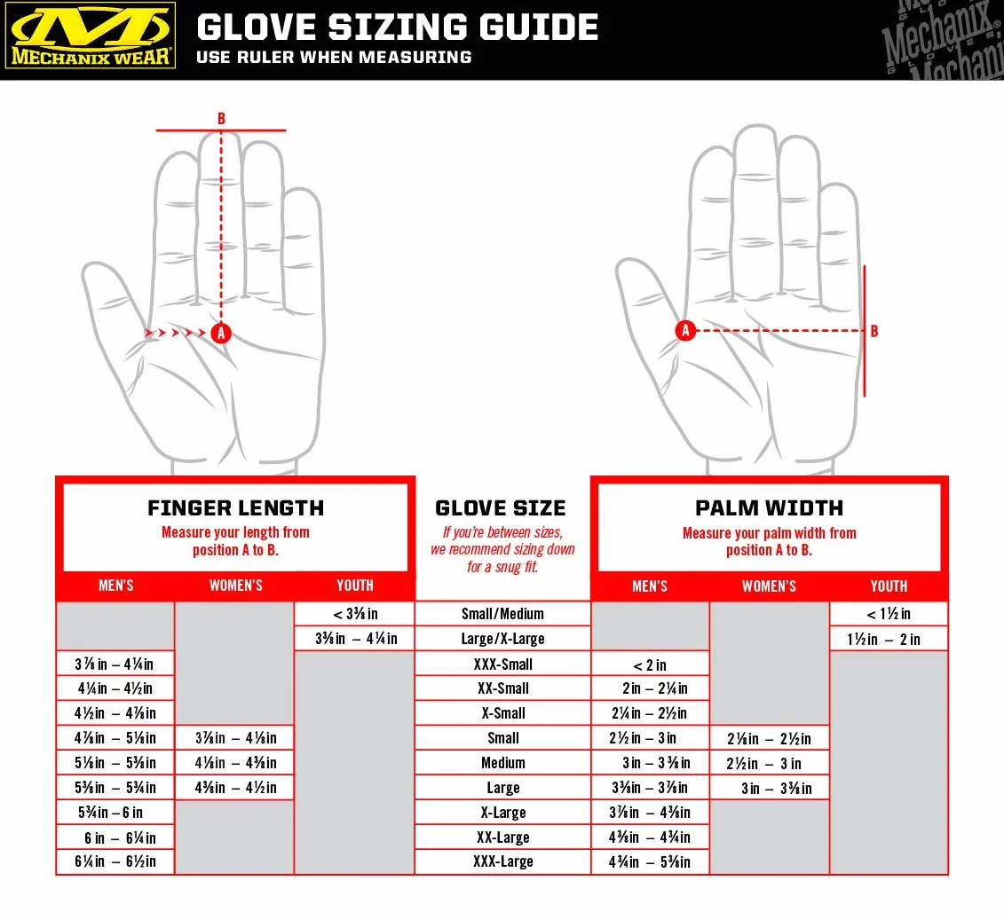 Mechanix Wear - Leather M-Pact Guantes (Small, Marrón/Negro)