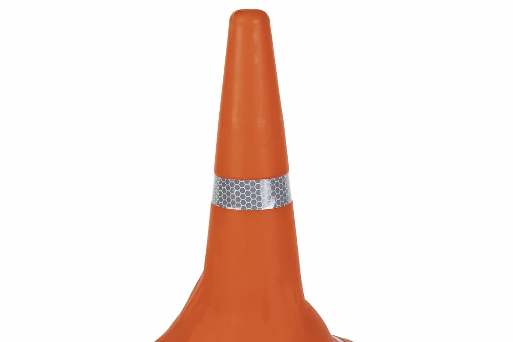 Cono Tetrapodo | Reflectante | Medida 380 mm | Color Naranja |Fabricado en Polietileno con Bandas Reflectantes