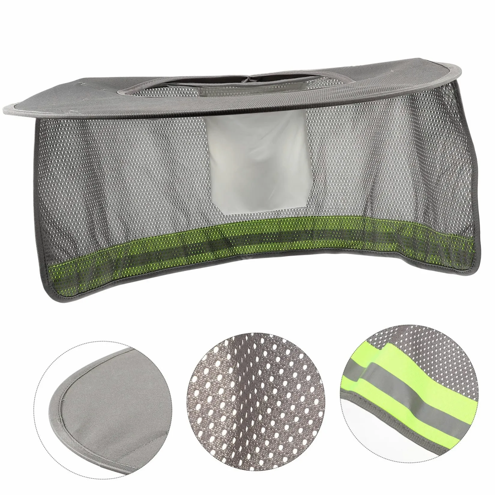 ULTECHNOVO Cubierta para Casco con Visera de ala Completa y Protección Solar Reflectante para Cuello – UV-Blocking for Outdoor Construction Work, Maintenance & Rail Jobs – for Workers in Hot Climates