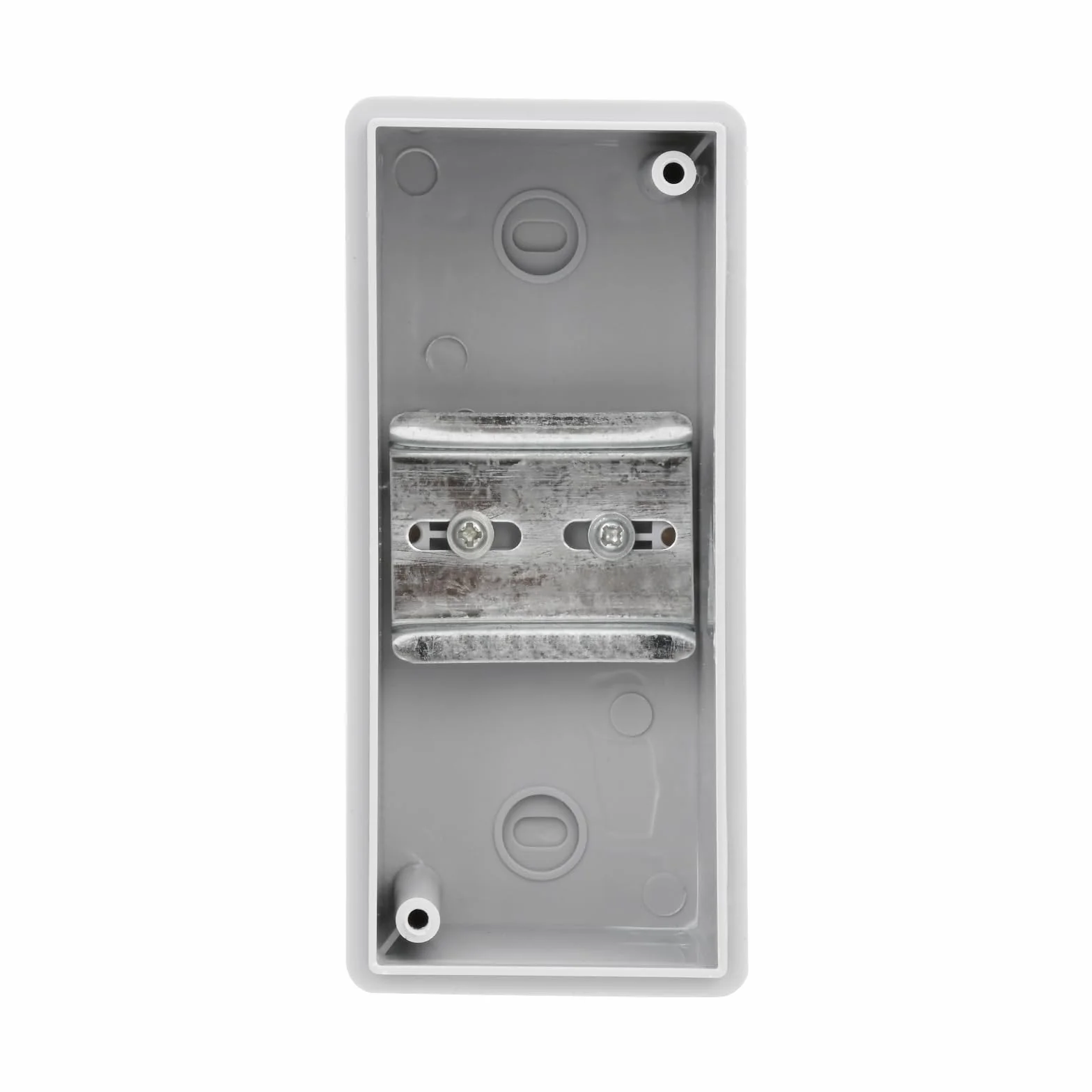 MOLLOM Caja de Protección de Distribución de 2 Vías con Interruptor Automático MCB y Riel DIN, Impermeable IP65, para Uso Interior y Exterior