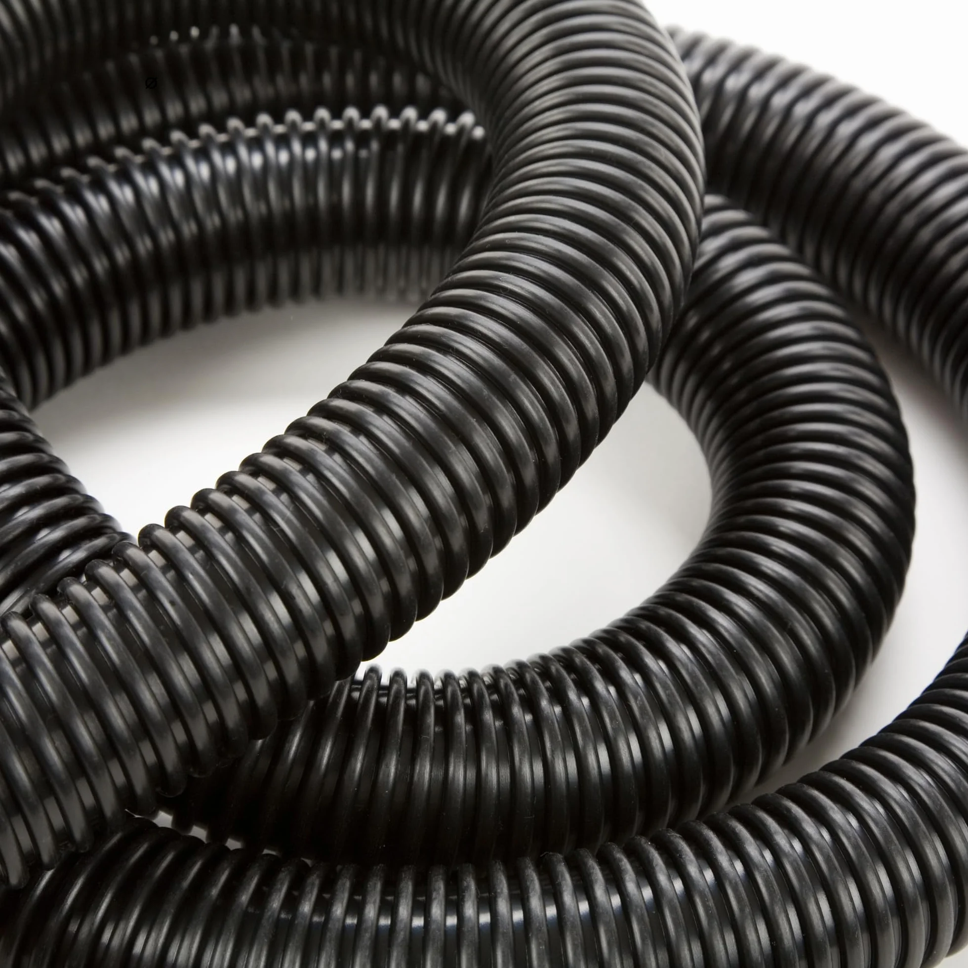 Tubo Corrugado PVC 32mm Bobina 50m Manguera Protectora Cables Negro