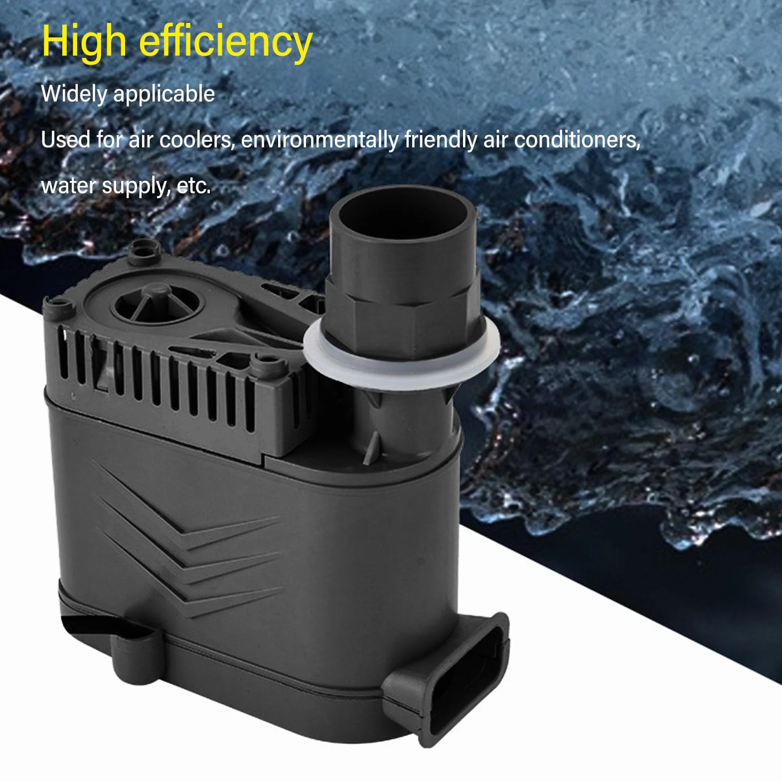 Bomba de Agua de Aire Acondicionado 35W, Bomba de Condensado Automática 3000LPH IPX8 Bomba de Condensado HAVC Impermeable 1m de Elevación