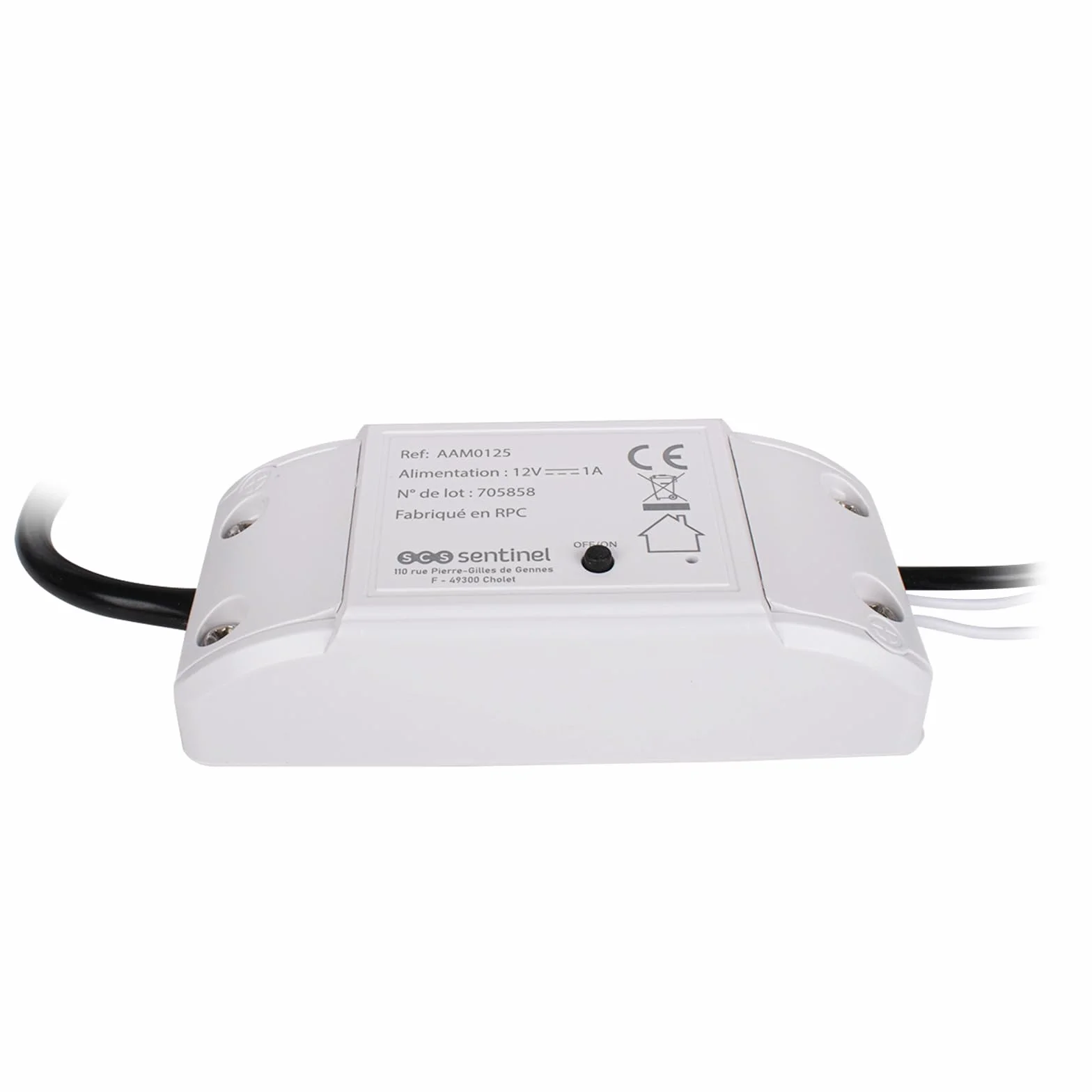 SCS Sentinel Módulo receptor conectado WifiGate 12V CC cable 5m Compatible motorizaciones cancelas puertas garaje