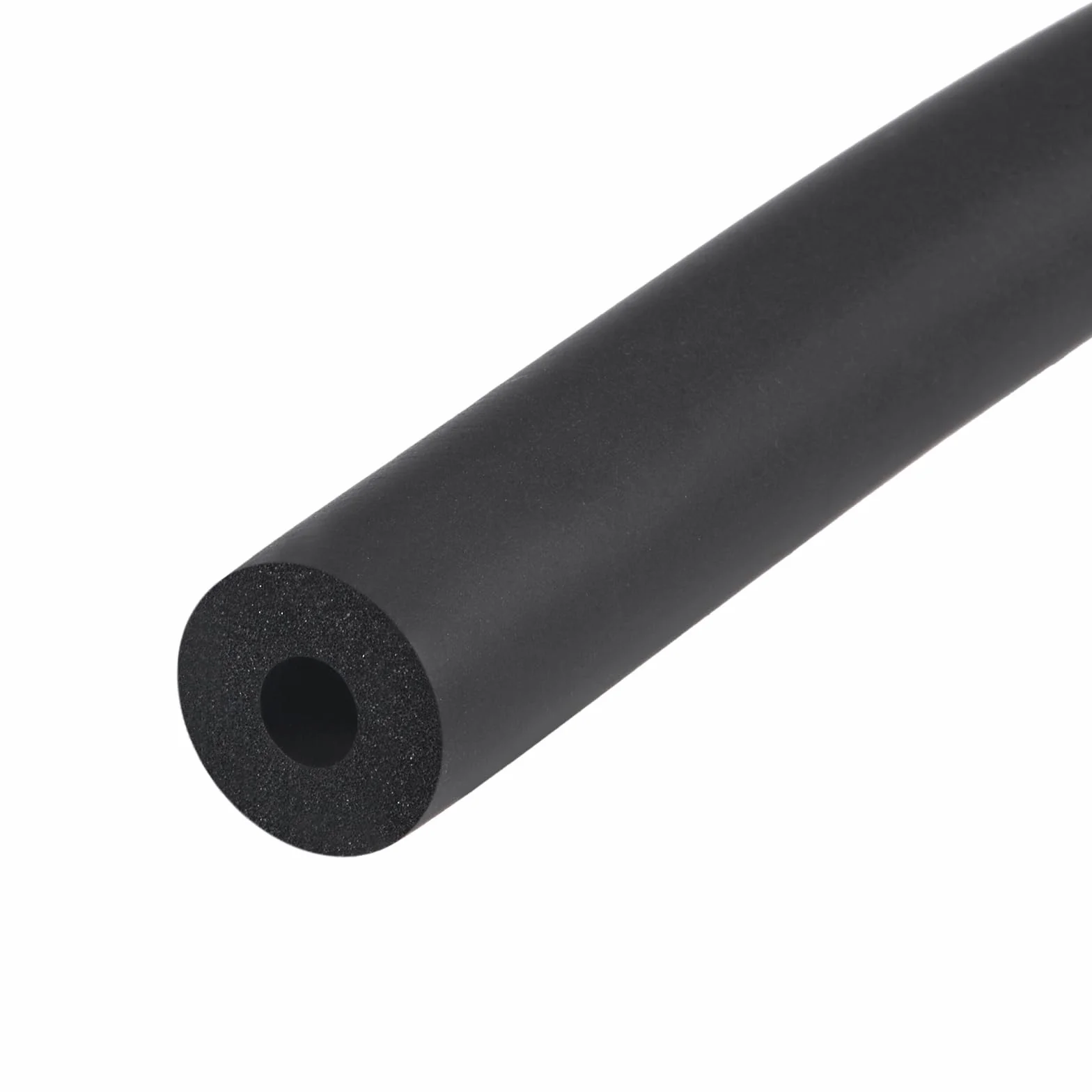 QUARKZMAN Tubo de Espuma para Soporte de Agarre de Mango, Aislamiento de Tubería Fuera del Revestimiento de Tubería, 3mm (1/8") ID 12mm (1/2") OD 1m Negro