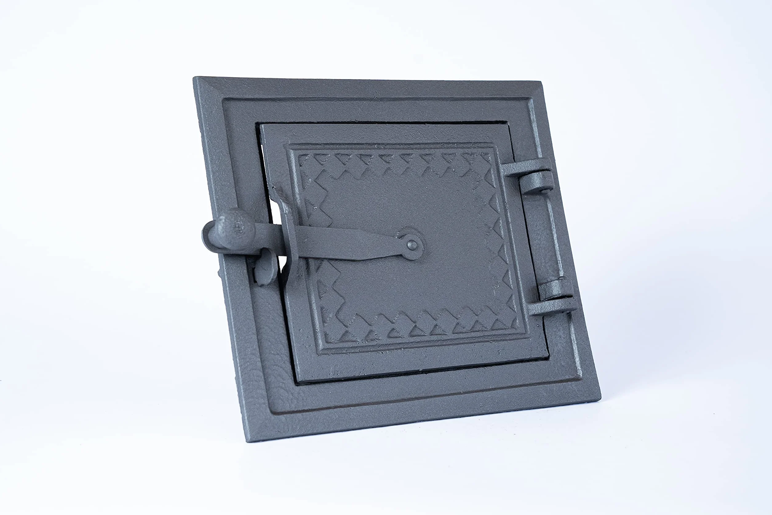 Euro Sezam puerta de horno de hierro fundido grafito 255x215 mm DZ057 con cerradura