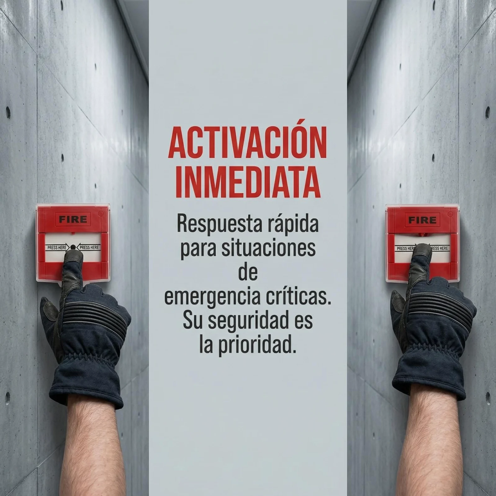 iplusmile Botón De Alarma Contra Incendios Rojo, Reiniciable, Resistente Intemperie, Para Montaje En Pared, Punto De Llamada De Emergencia y Prueba De Emergencia Contra Incendios