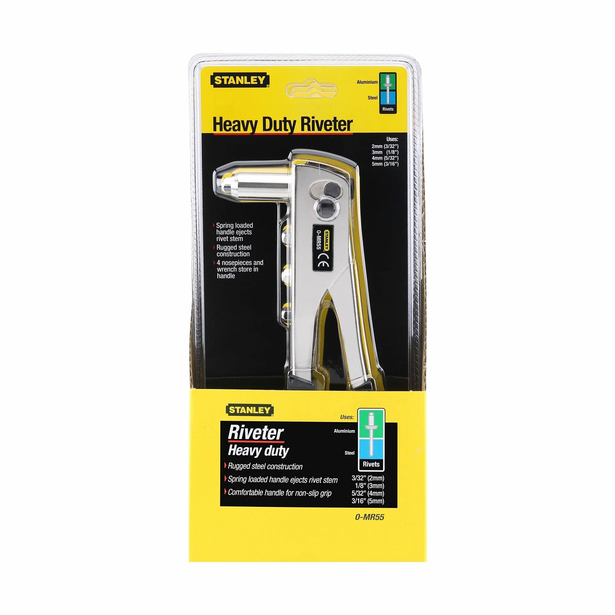 Stanley 6-MR55 Remachadora, 5 mm