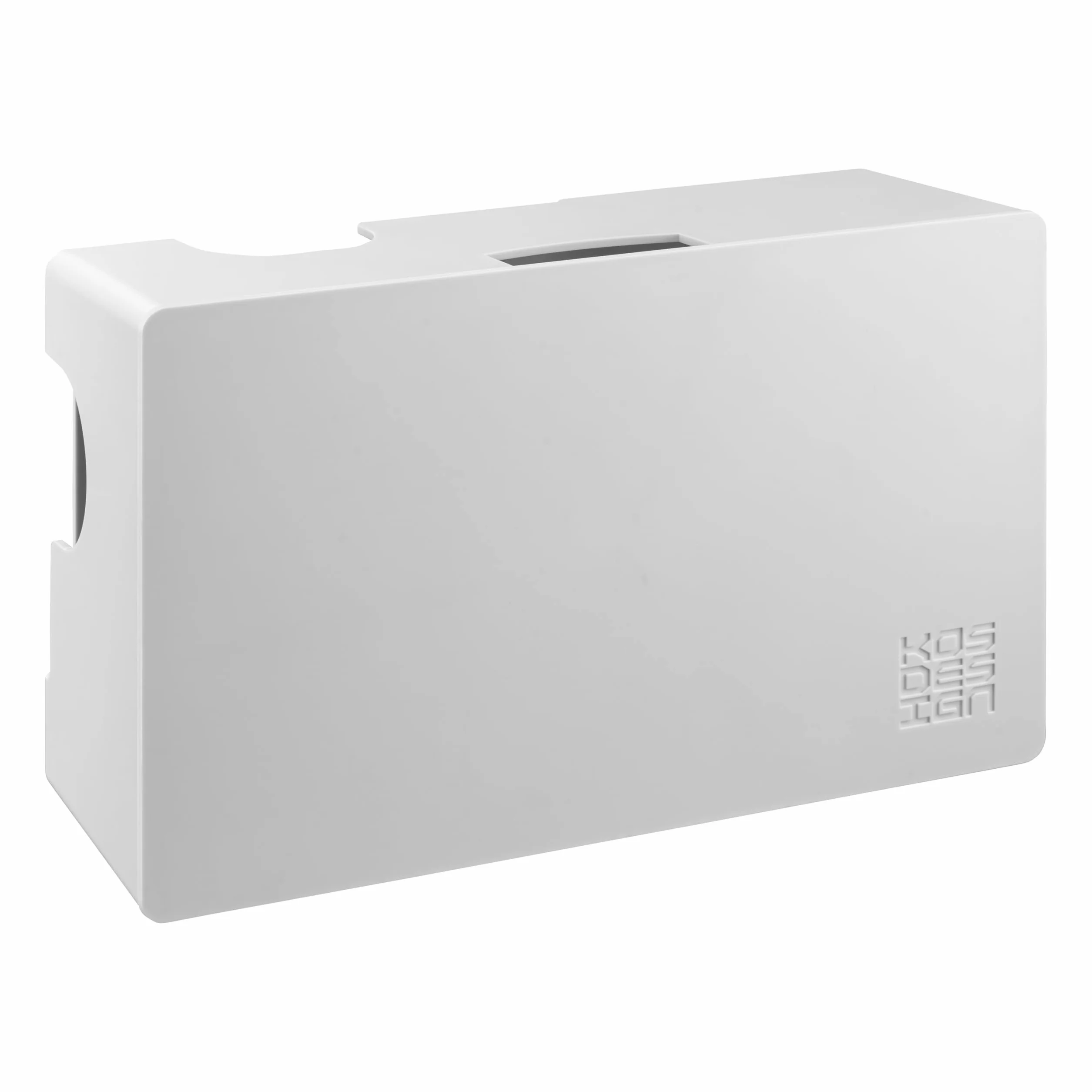 Caja de gestión de Cables para Cables, Elegante y Duradera Caja organizadora de Cables para Ocultar Cables y regletas, Caja de Cables de Montaje en Pared (Blanco)