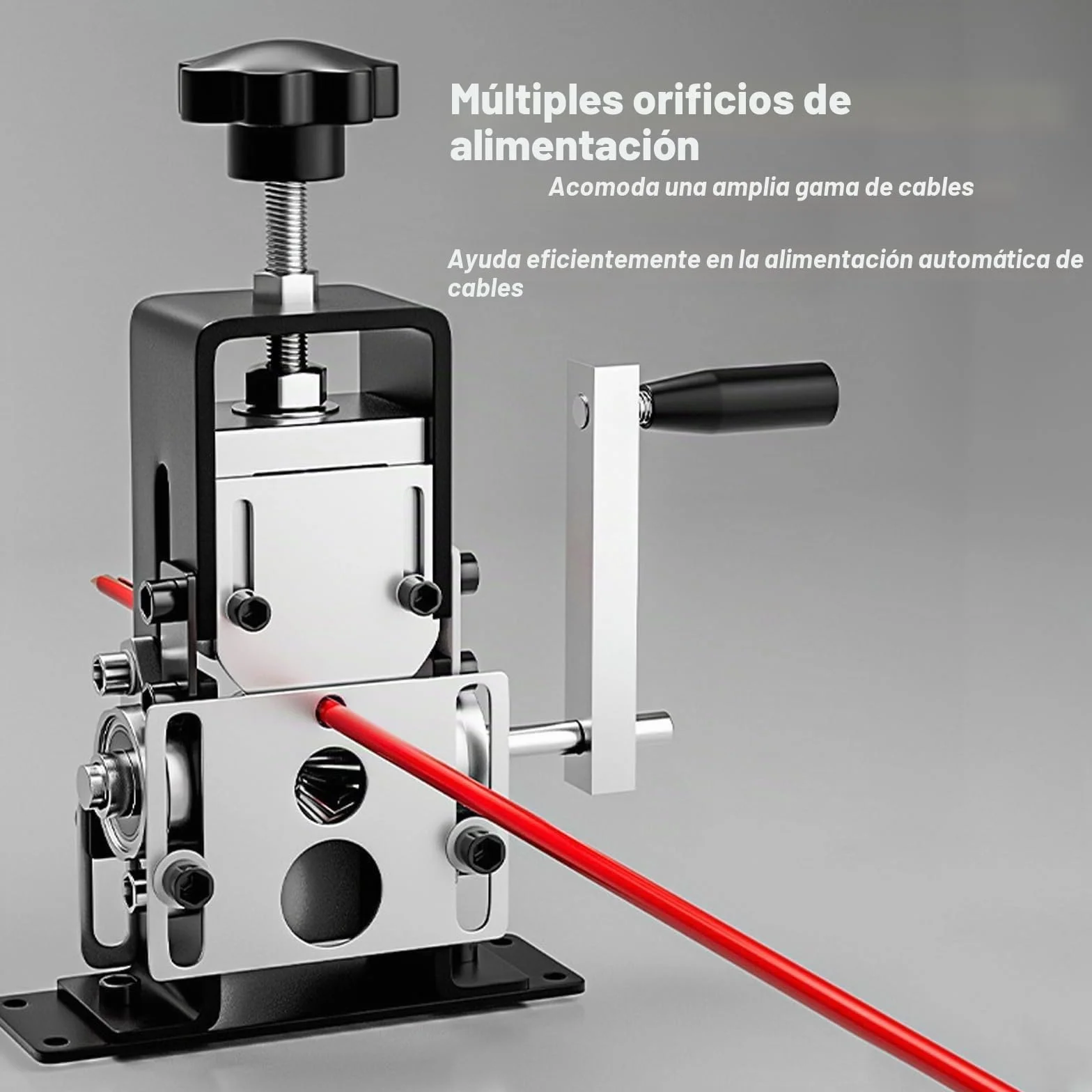 Maquina Pelacables Electricista Cobre, Pelacables Automático con Manivela, Manual Adecuado para Cables de 1-25 mm, Pela Cables de Electricidad para Cobre y Chatarra
