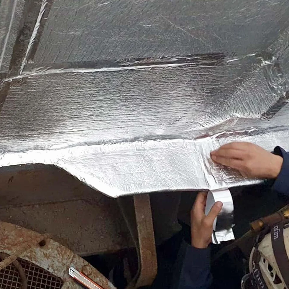 Aislante Acústico y Térmico Autoadhesivo con Aluminio 1,20m Ancho - Insonorización Antihumedades