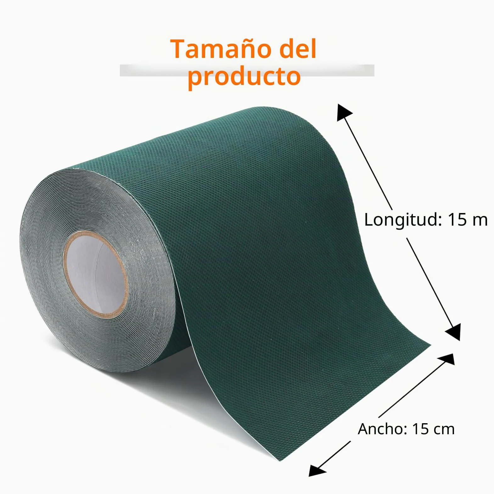 QILIMA Cinta de conexión de césped artificial, 15 cm x 15 m Cinta de conexión de césped autoadhesiva, cinta de coser de fijación de césped artificial, para conectar alfombras de césped falso