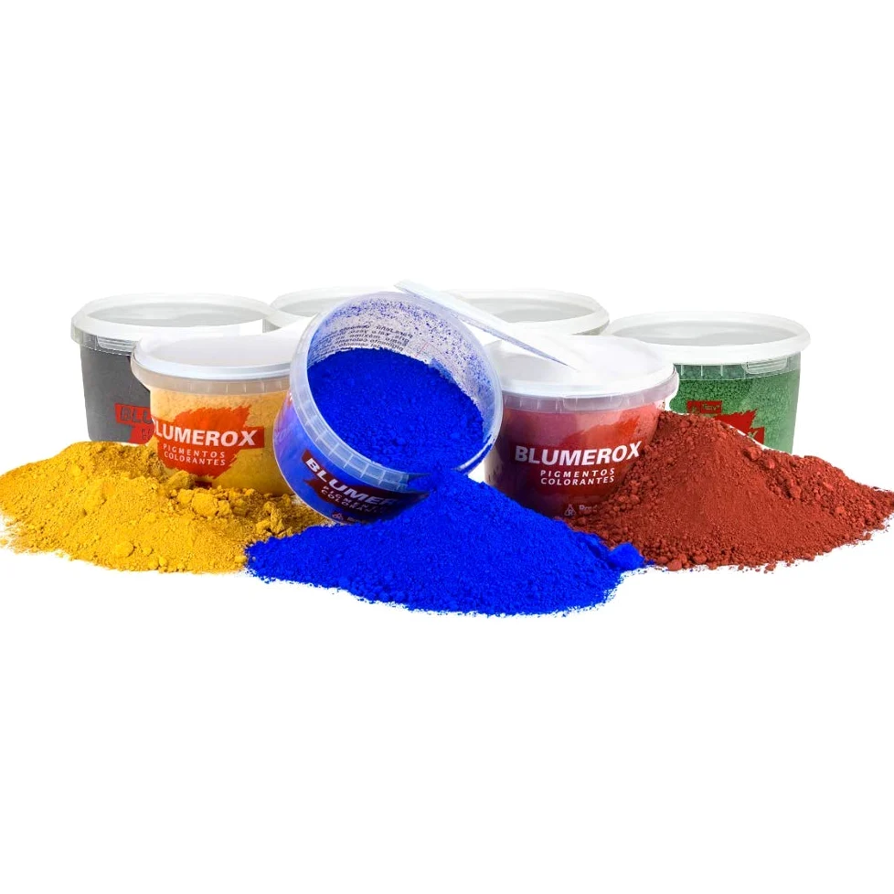 Rayt 1187-71 Pigmento en polvo. Colorante para cemento blanco o gris, cal y yeso. Altísimo poder colorante. Pigmentos de primera calidad. Color PARDO CLARO 09. 450g.