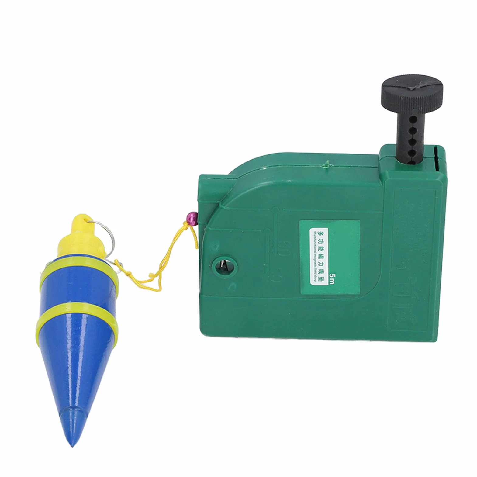 Martillo de Alambre Magnético, Acero de Aleación Plomada Magnética de 5 M Adsorción Magnética Plomada Precisa y Confiable para la Industria de la Construcción
