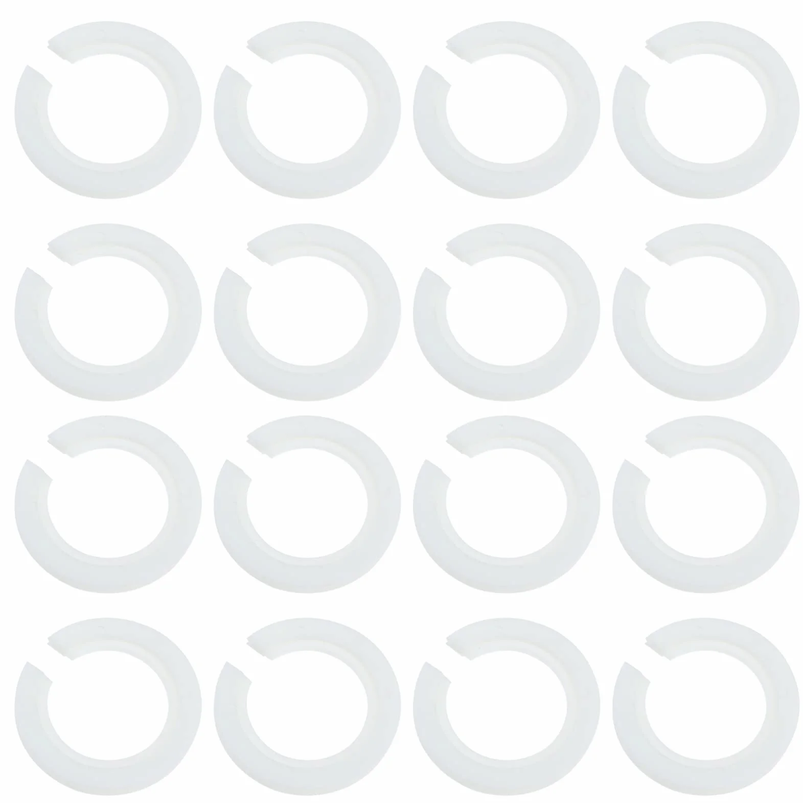 Jojofuny 24 Piezas Convertidores Plástico Pantallas Lámparas Anillo Adaptador